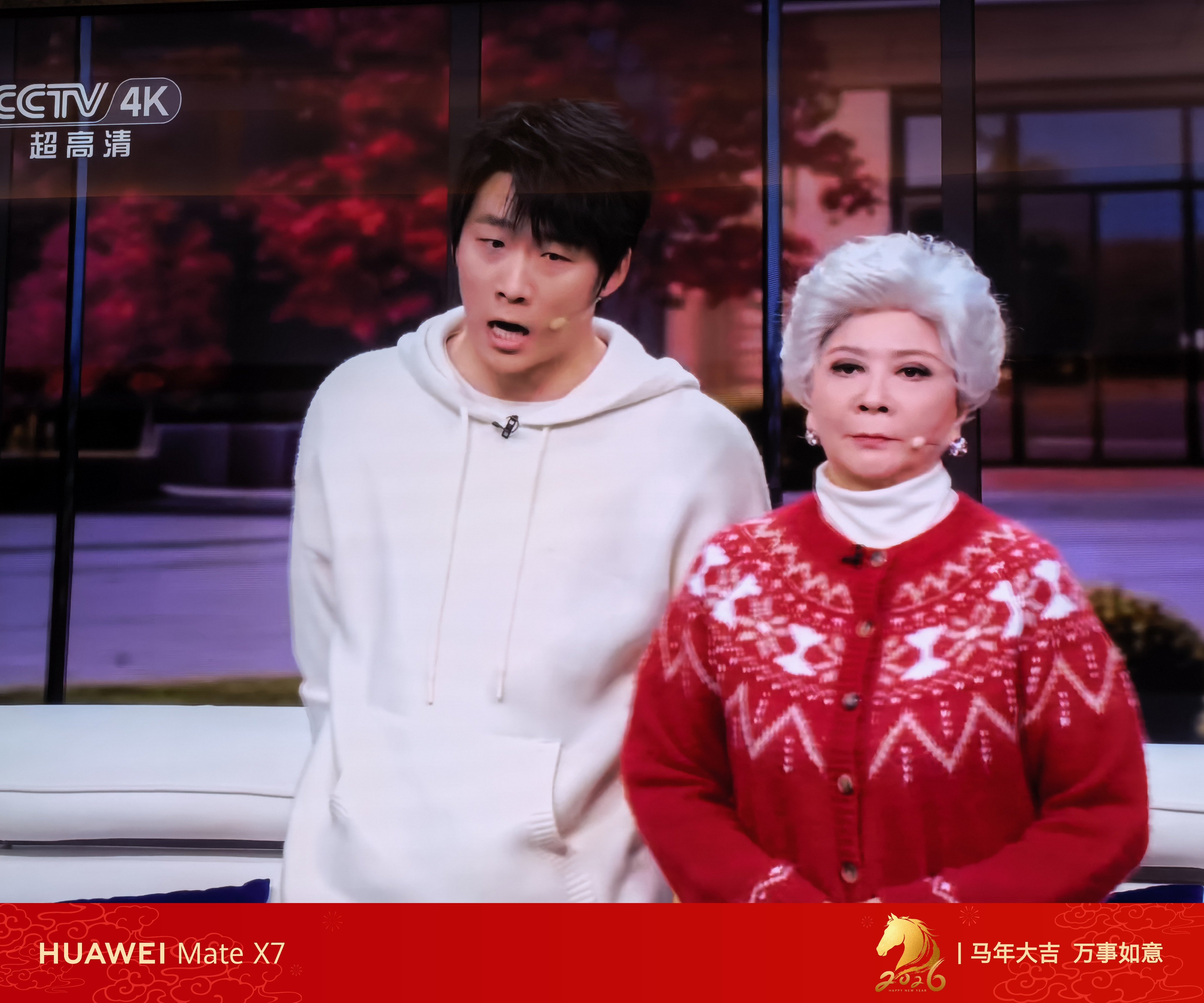 蔡明老师也是好起来了，能跟王天放同台了