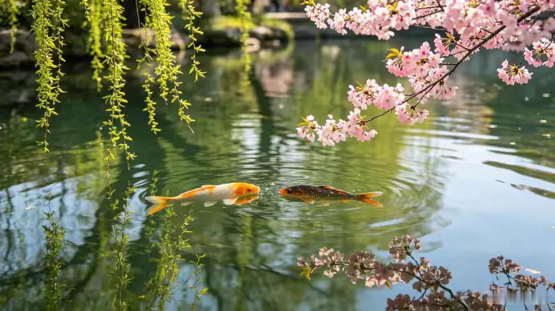何必人间寻好梦，
已然世上尽芬芳。
横批：《芬芳世界》