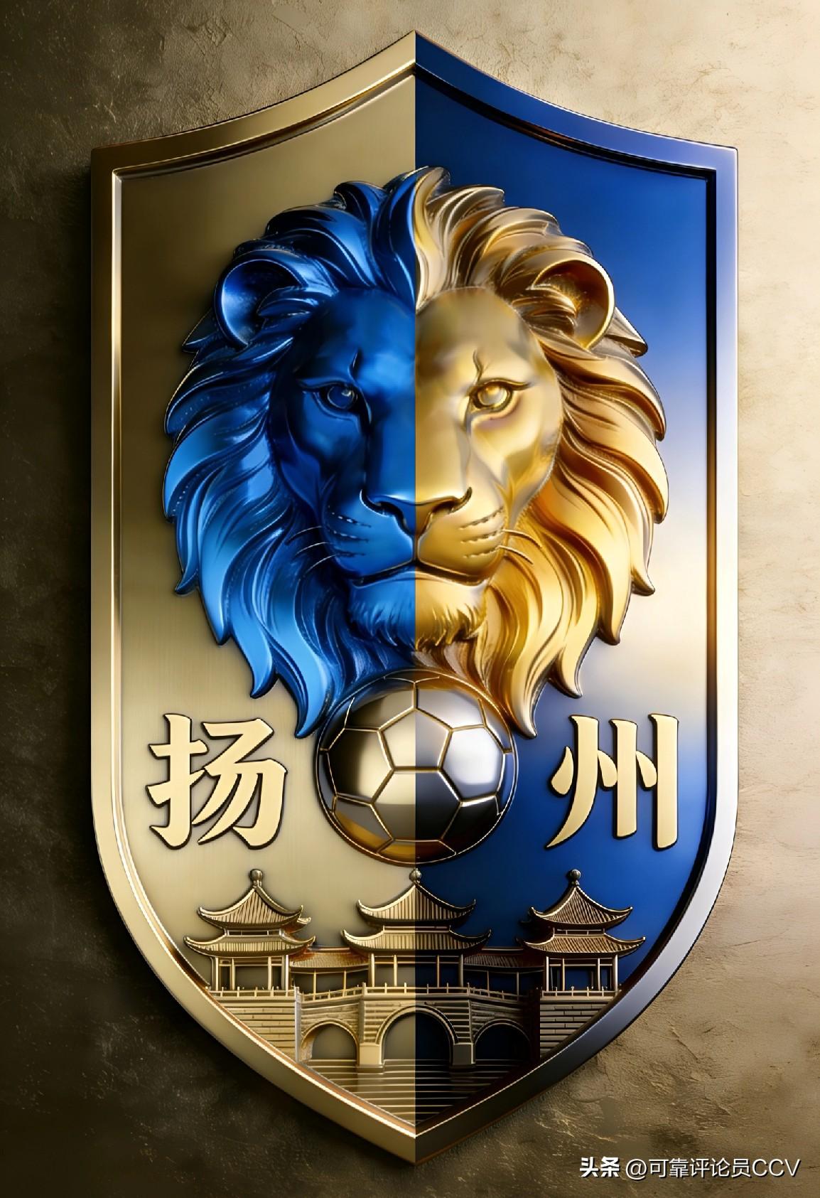 我设计的扬州队队徽，比现在的队徽强太多了