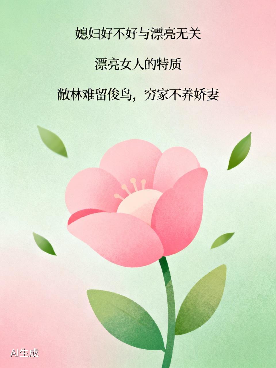 媳妇好不好和漂亮不漂亮没直接关系，但漂亮的女人有优越感，支配欲强，愿意花钱倒哧倒