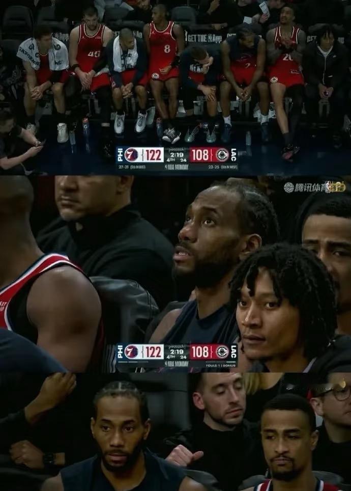 看看昨天快船球员的表情，显然大家早知道哈登要走了。
	
泰伦卢赛后一脸生无可恋，