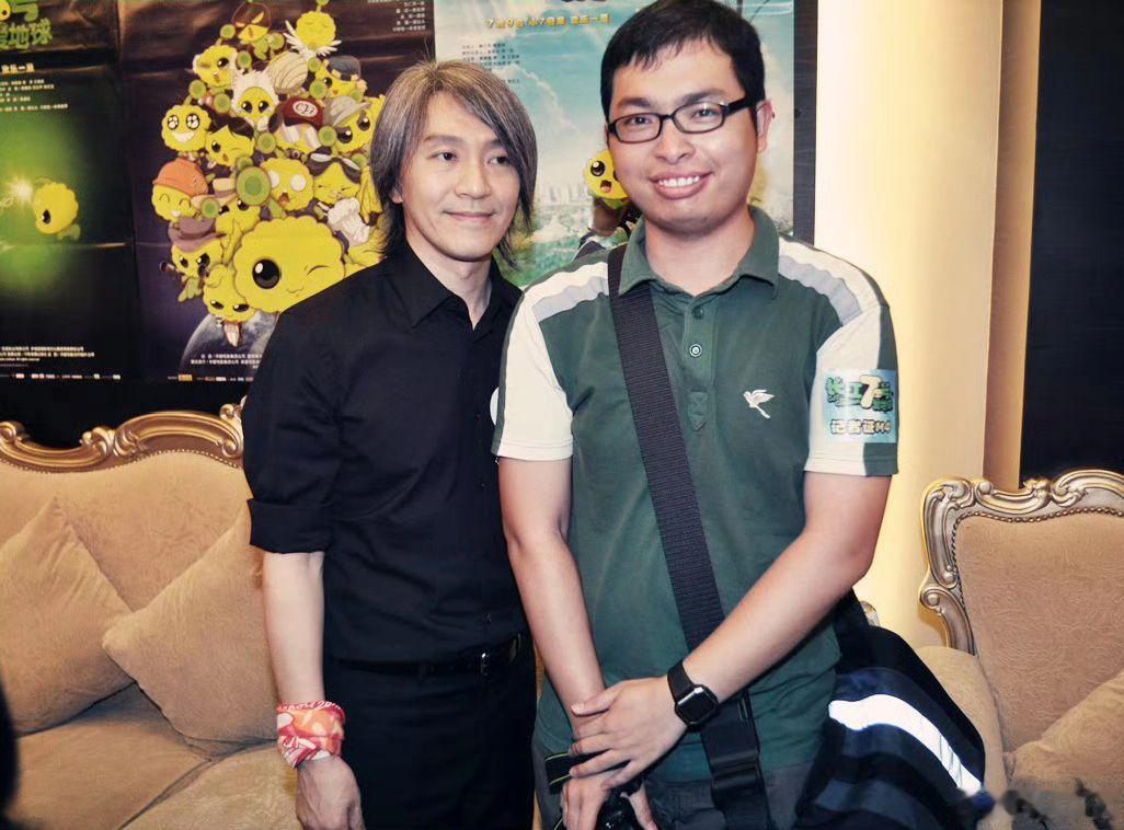 16年前在广州偶遇星爷的长江七号 广州路演！好怀念星爷最后一部出演的电影！星爷同