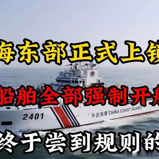 《台海东部正式上锁！198艘船舶全部强制开舱核验，日本终于尝到规则的苦头》台海东