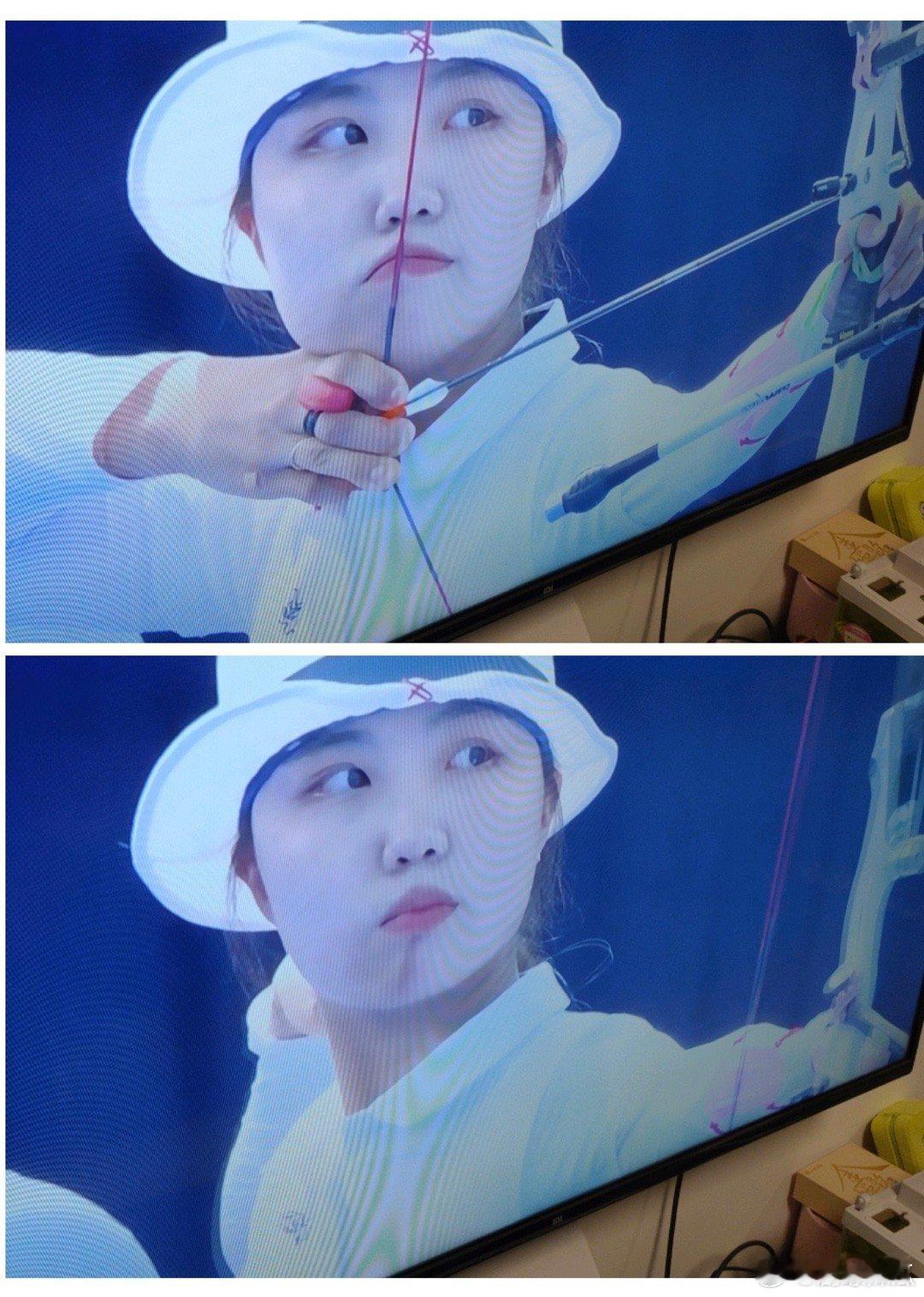 韩国射箭队的粉底，怎么会这样[允悲] ​​​