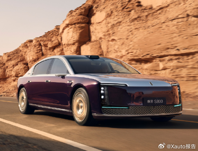 尊界S800首发新激光雷达3月2日，华为终端正式官宣，鸿蒙智行旗下尊界S800将