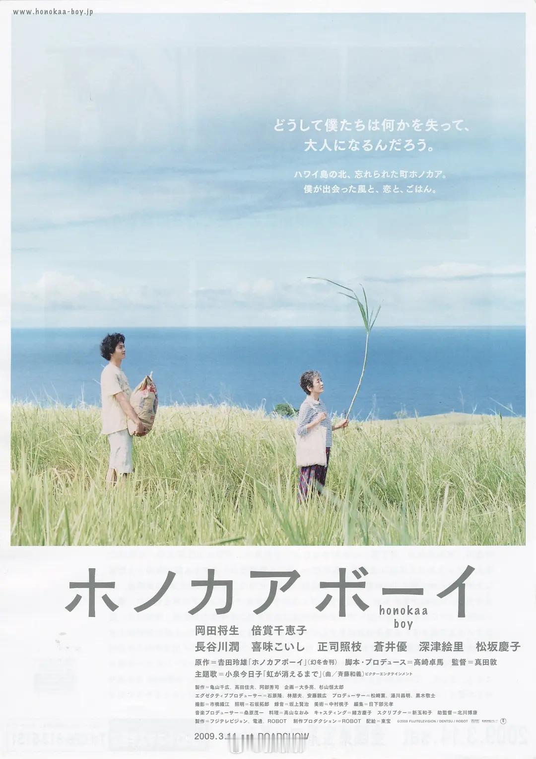 《夏威夷男孩》高分剧情片推荐冈田将生 苍井优 深津绘里主演第33届日本电影学院奖