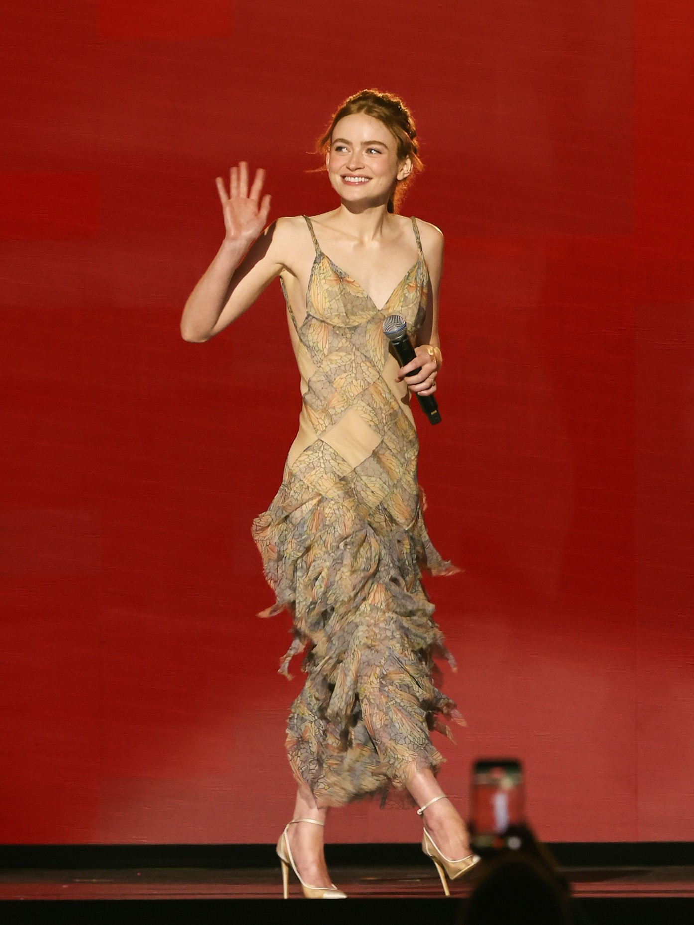 Sadie Sink in Alexander McQueen S/S 2004