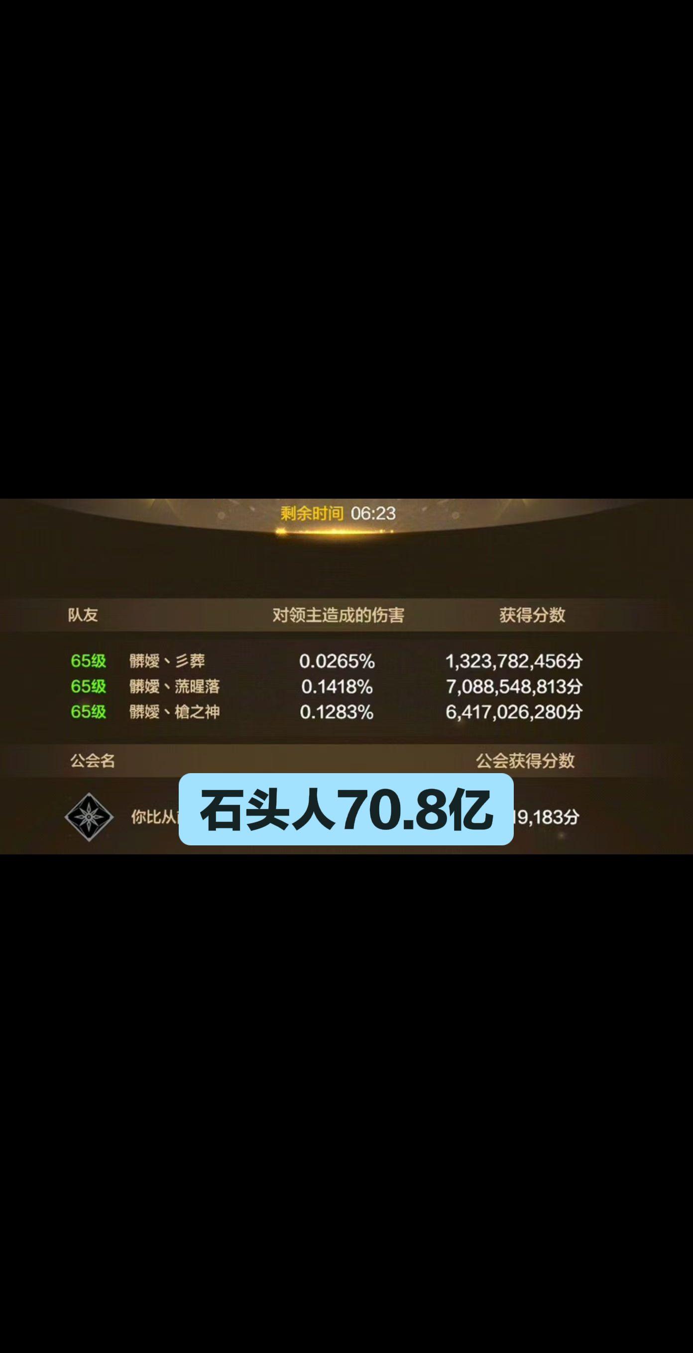 65版本最高世界boss记录完结撒花！双蛋组合，退游了先下版本再玩了