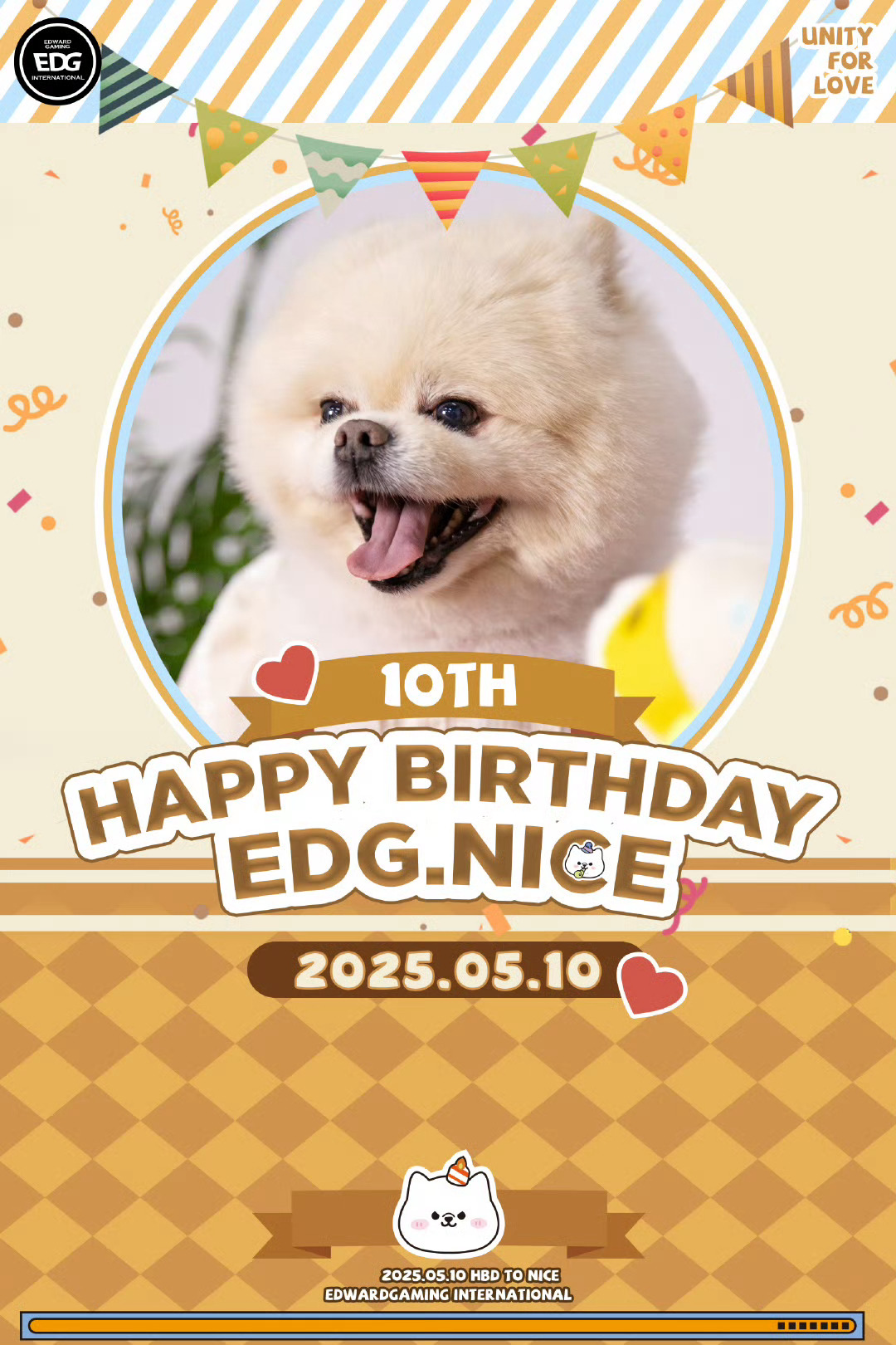 🎂✨ Happy 10th Birthday to Nice！✨🎂从蓬松尾巴