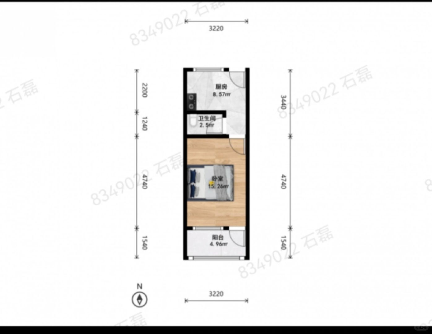 松木场改造小区，小面积