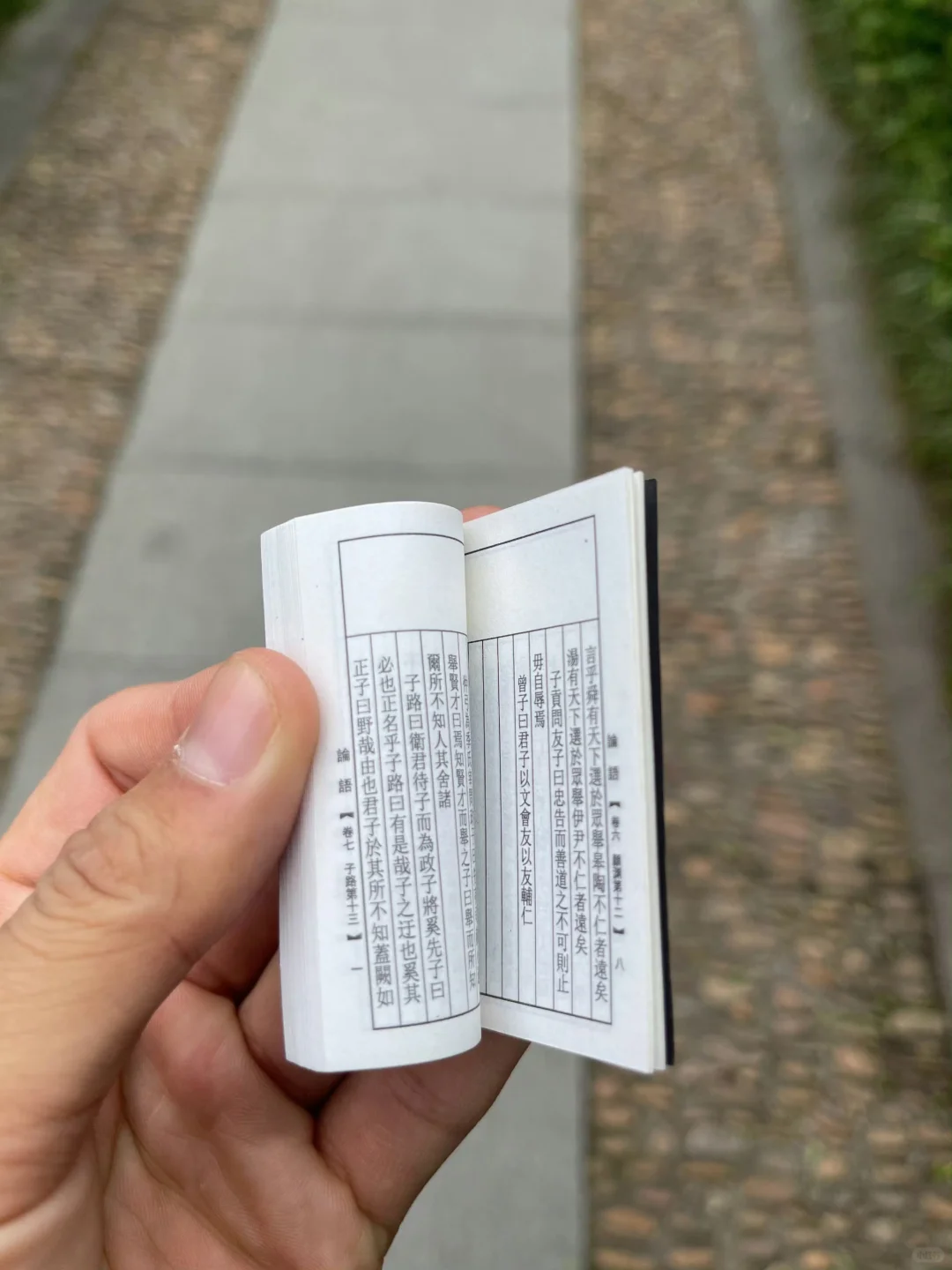 衢州文庙的门票是一本《论语》