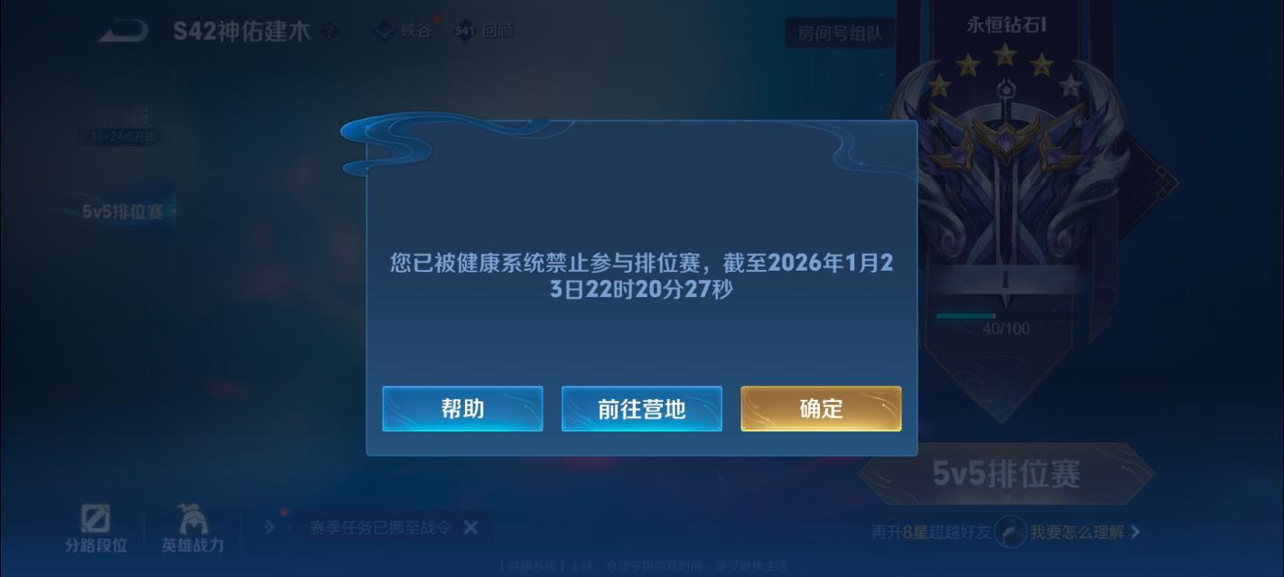 王者荣耀 我不是已经成年了吗