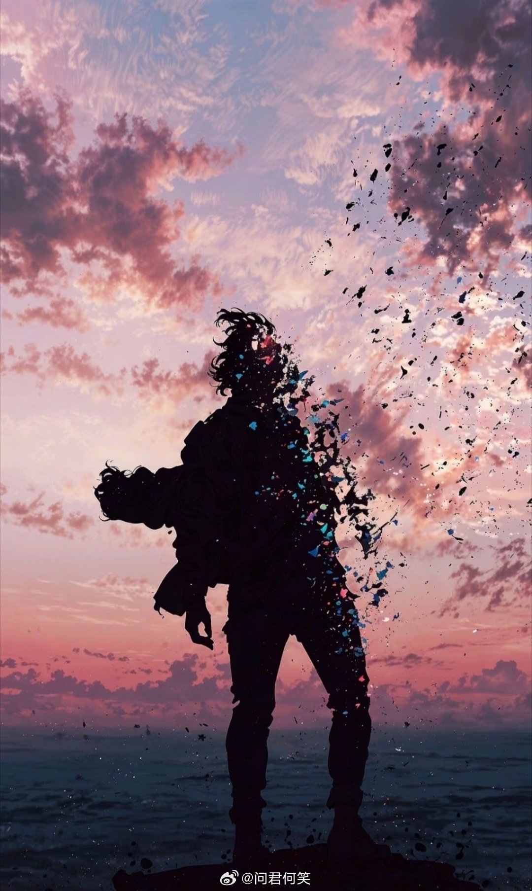 动漫仲夏狂欢季，盛夏壁纸大放送消散破碎感动漫壁纸合集🌫️人物一点点碎裂融进风景