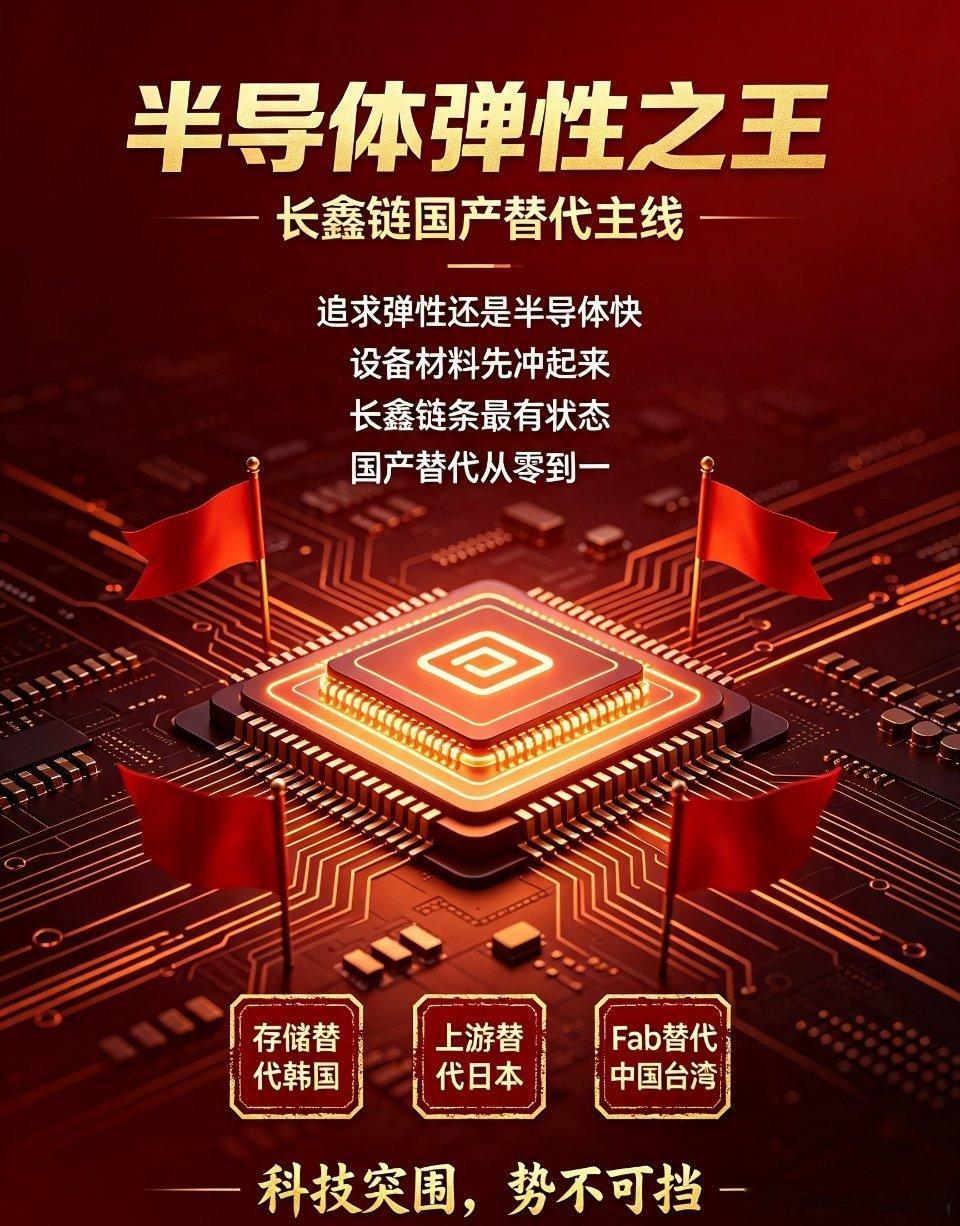半导体存储产业链：最强弹性的核心主线纵观当前科技赛道，半导体设备与材料的行情弹性