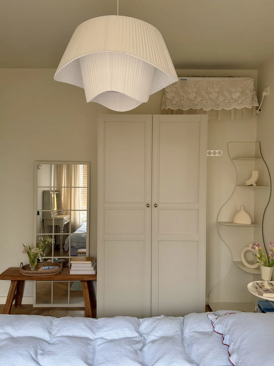 很好抄作业的小卧室🛏️我家衣柜太能装啦！