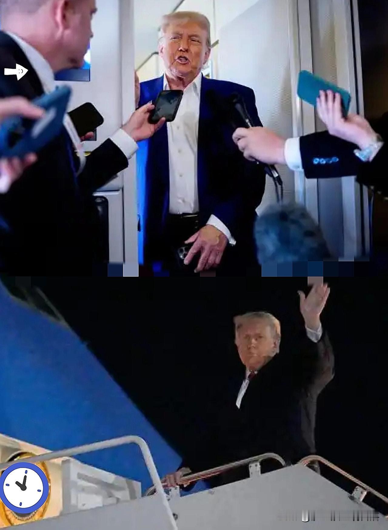 特朗普一声叹息！
 
            当地时间10月25号，特朗普坐着“