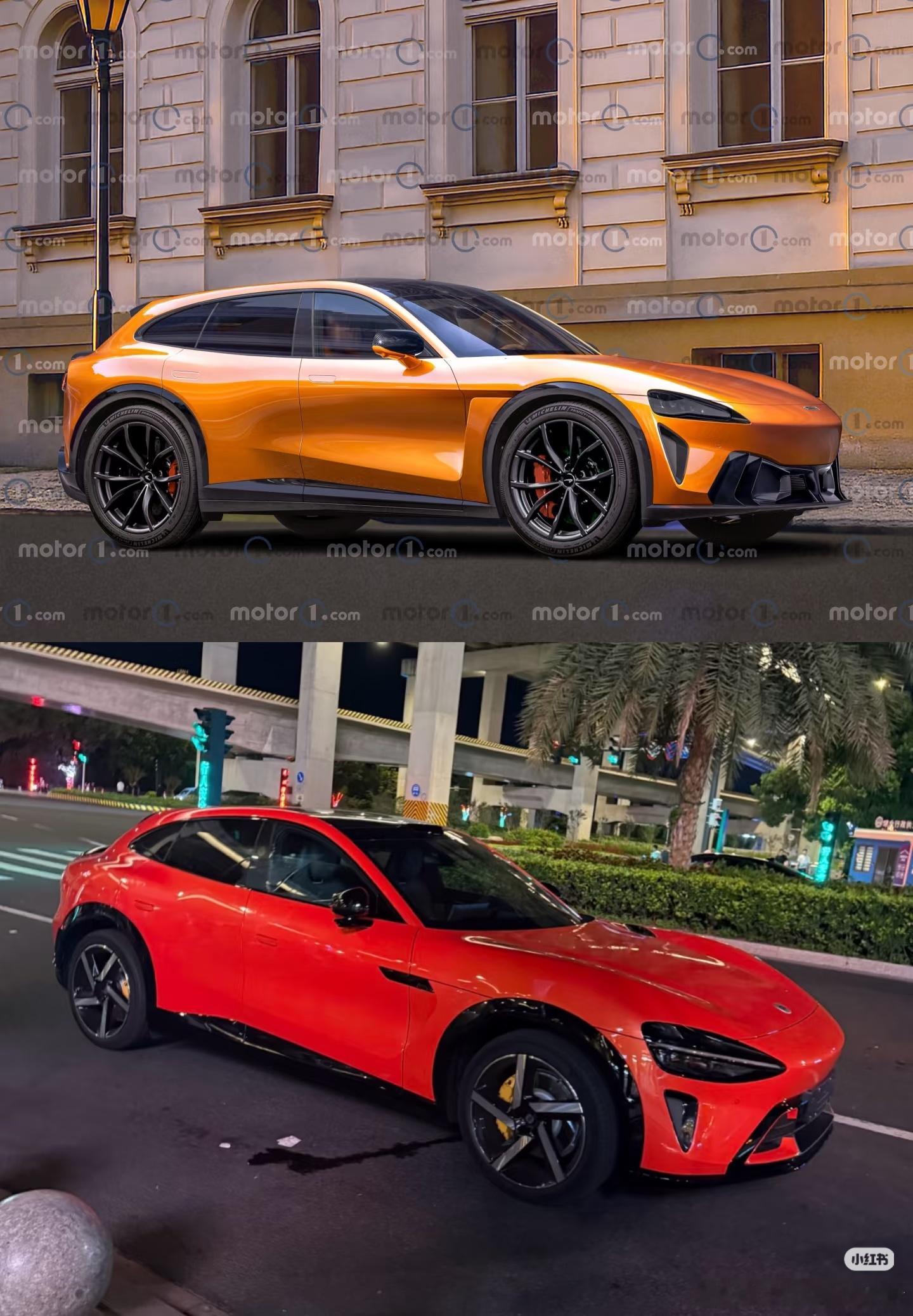 按照某些人的说法，这肯定是小米YU7提前抄袭迈凯伦了