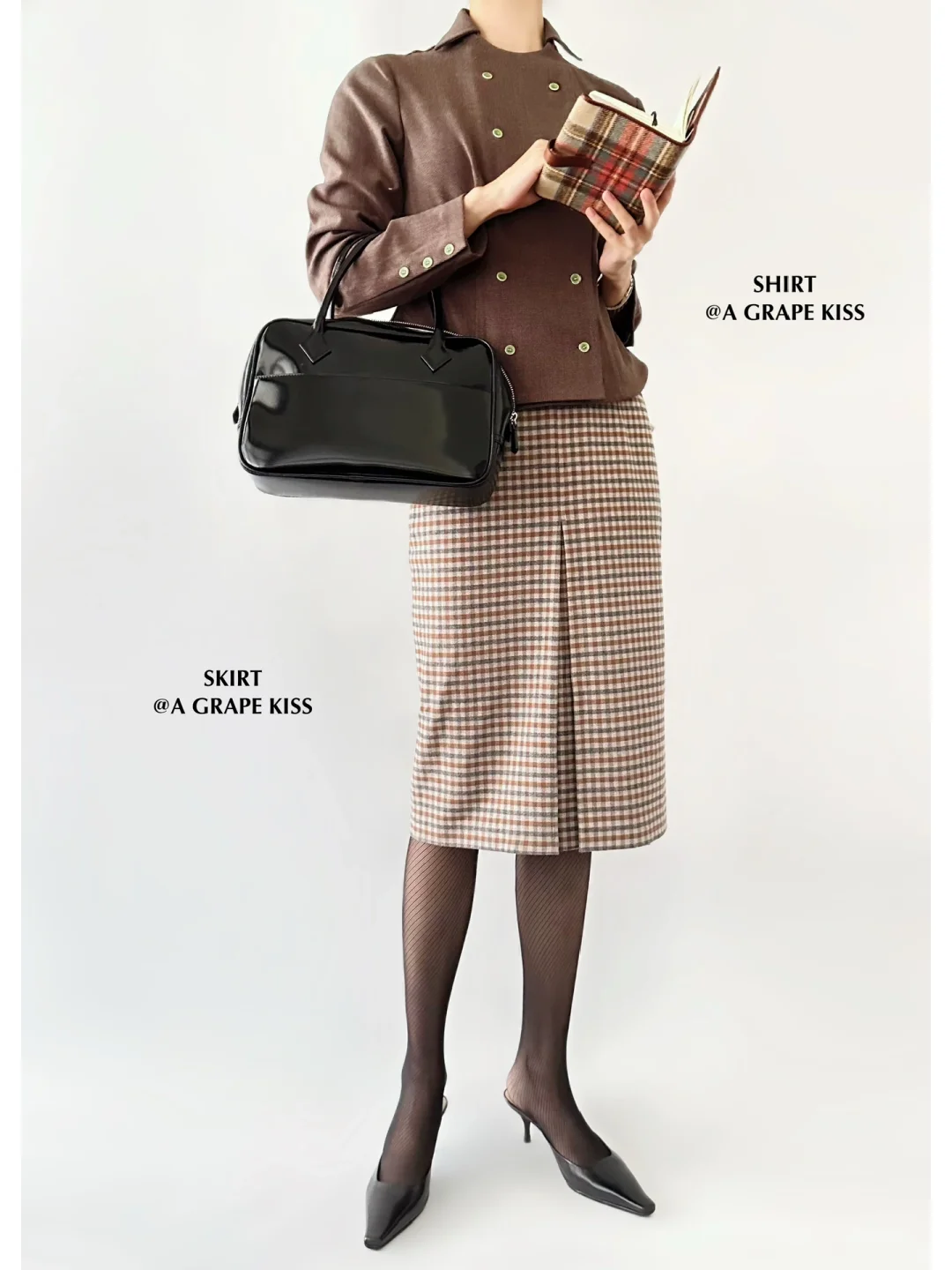 90s新闻女郎💼｜秋冬复古职场穿搭