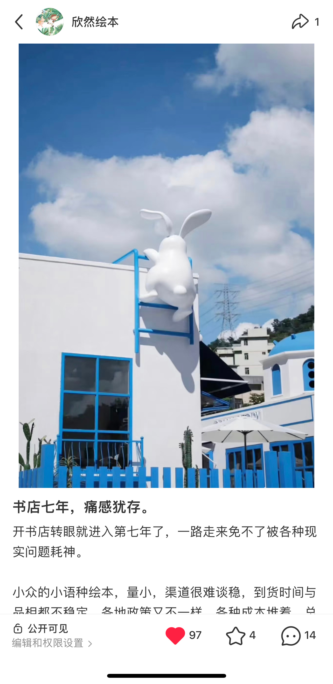 翻到两个月前自己发的这篇，当时写下“书店七年，痛感犹存”。 现在回头看，一部分痛