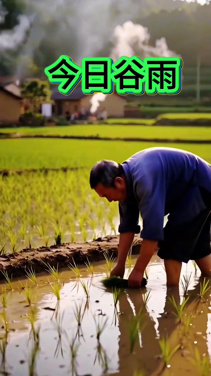 今日谷雨。
好甜头，今年的收成有盼头了。