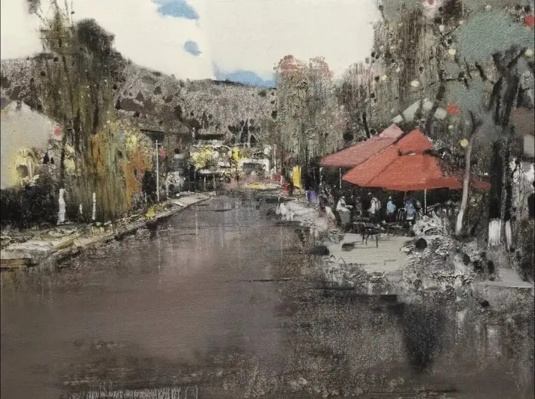 画家杨贵绘画作品欣赏遇见艺术遇见美好绘画参考