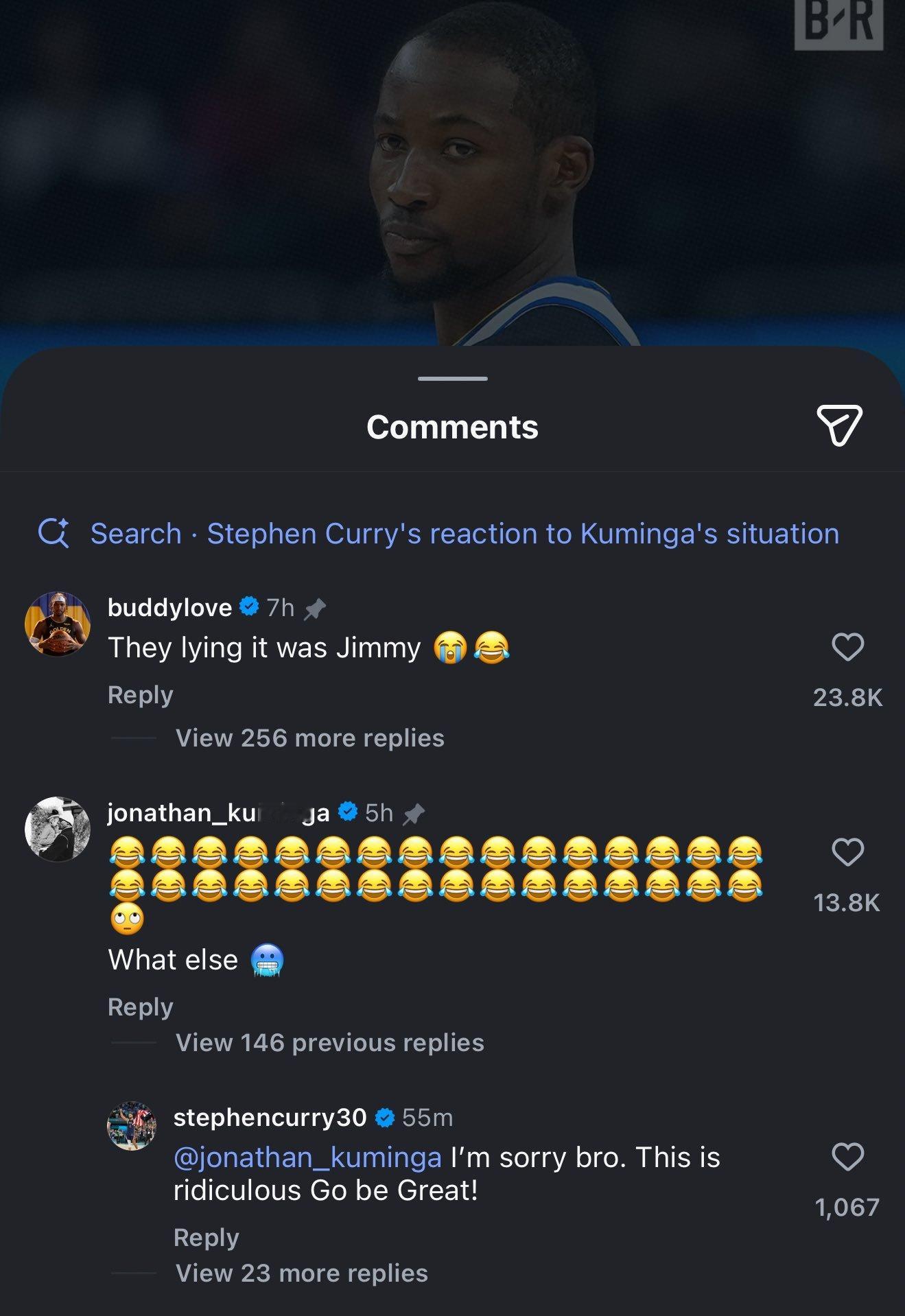 今天Slater文章里说库名家身边人多拿食物言论库里在库名家评论下面回复 “ 对