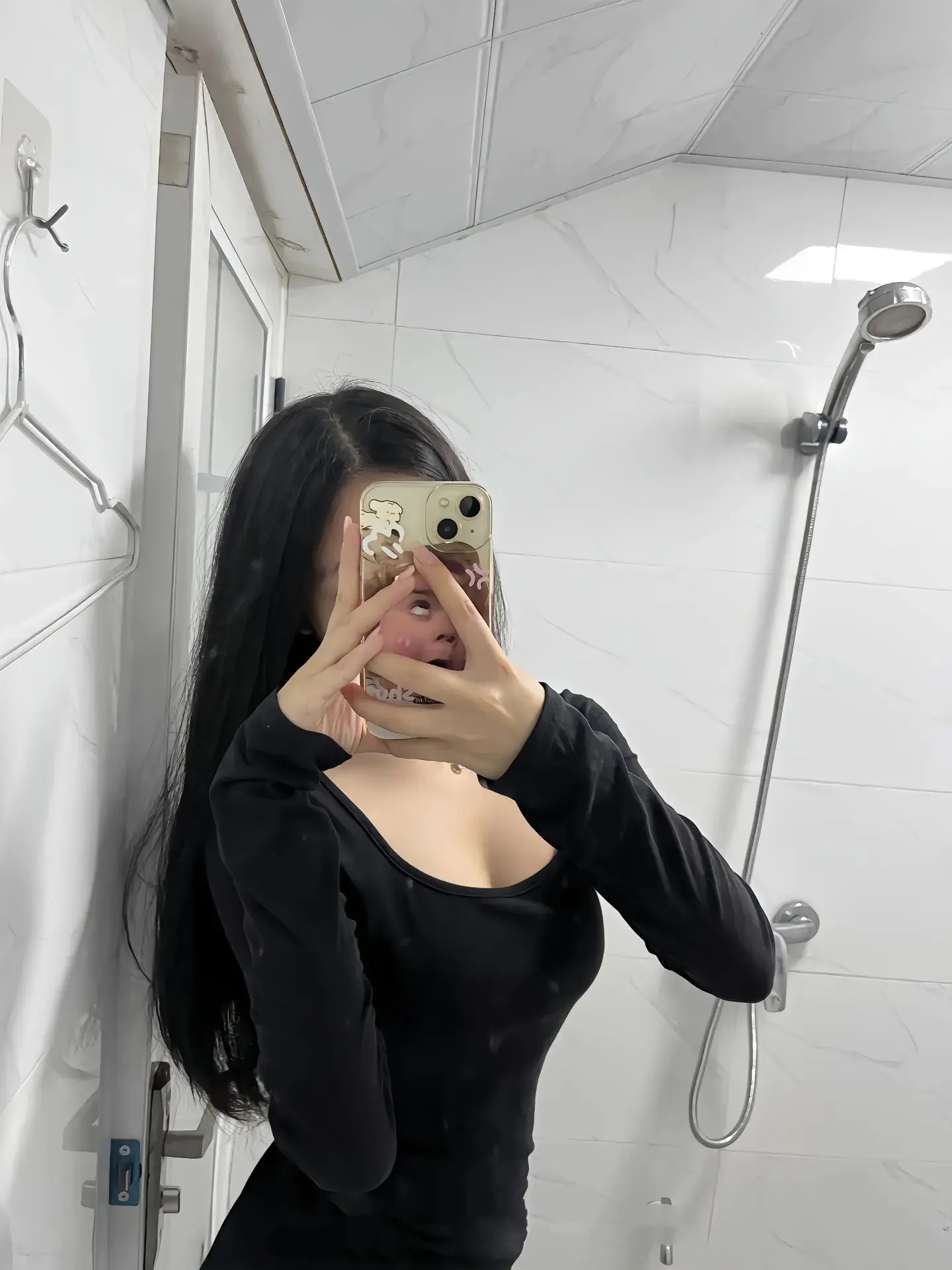 黑长直女孩 对镜拍 御姐风 不露脸系列 御姐