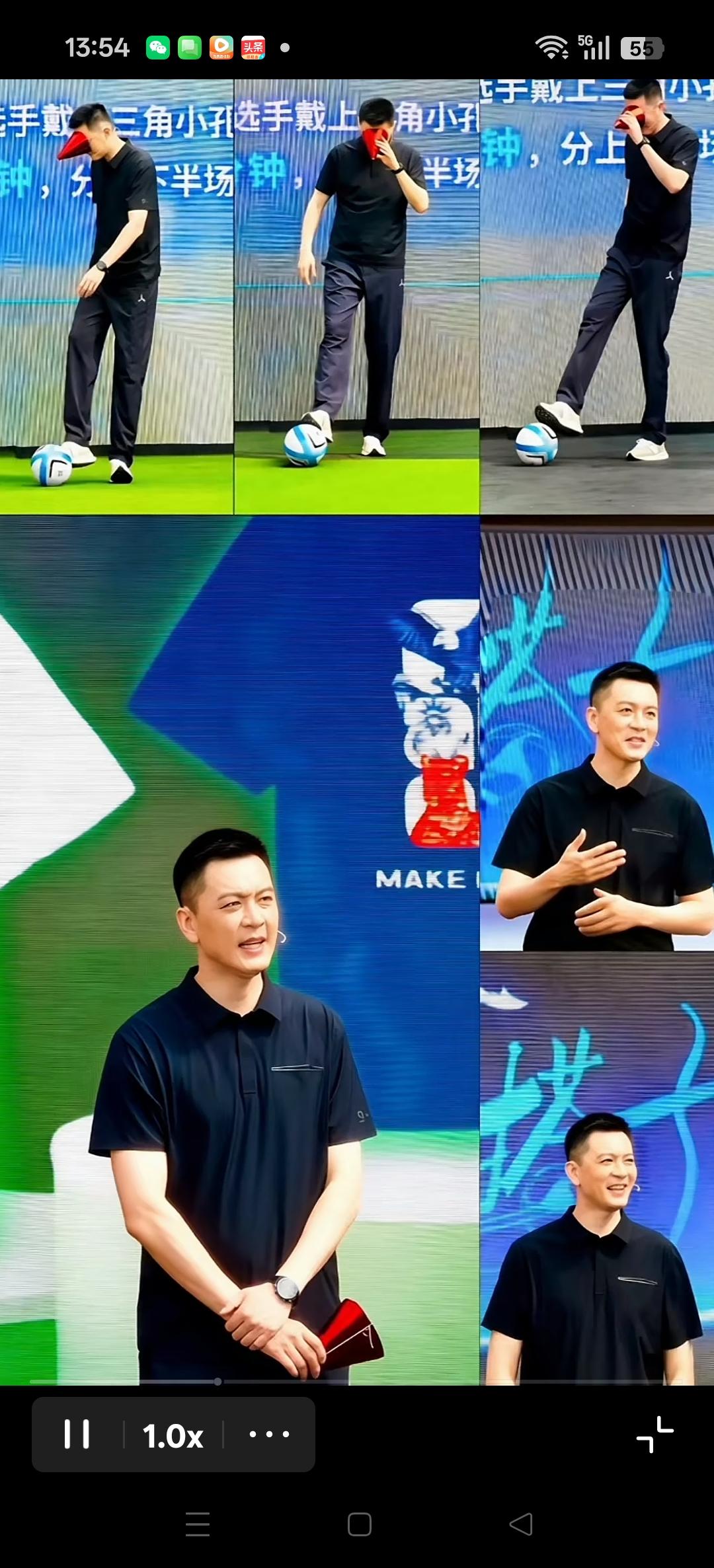 杨鸣指导空降大连为世界杯活动助阵！
帅的没边界，到哪里都是嘎嘎板正的东北大帅哥。