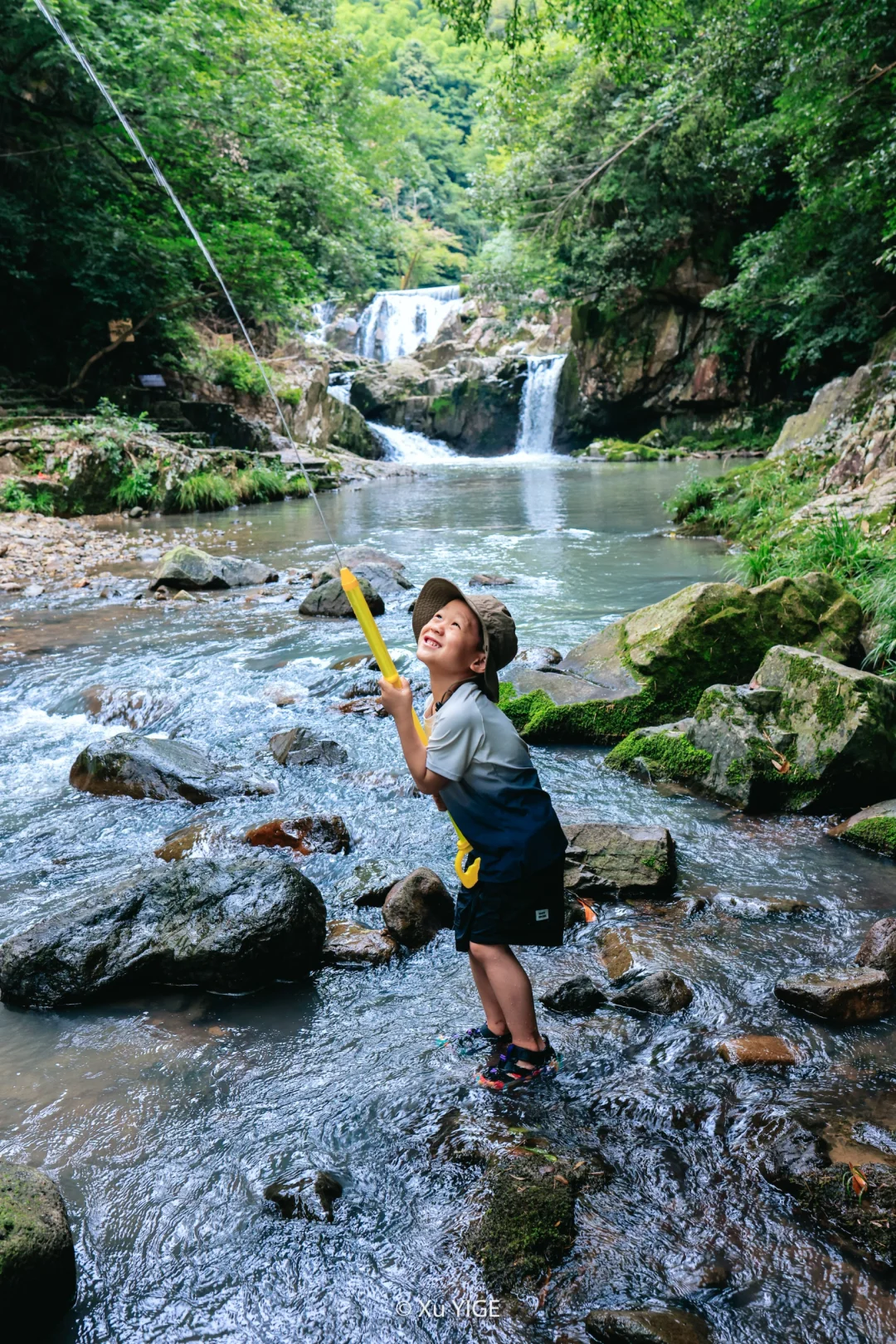 江浙沪徒步｜夏日亲子玩水，浙东小九寨走起