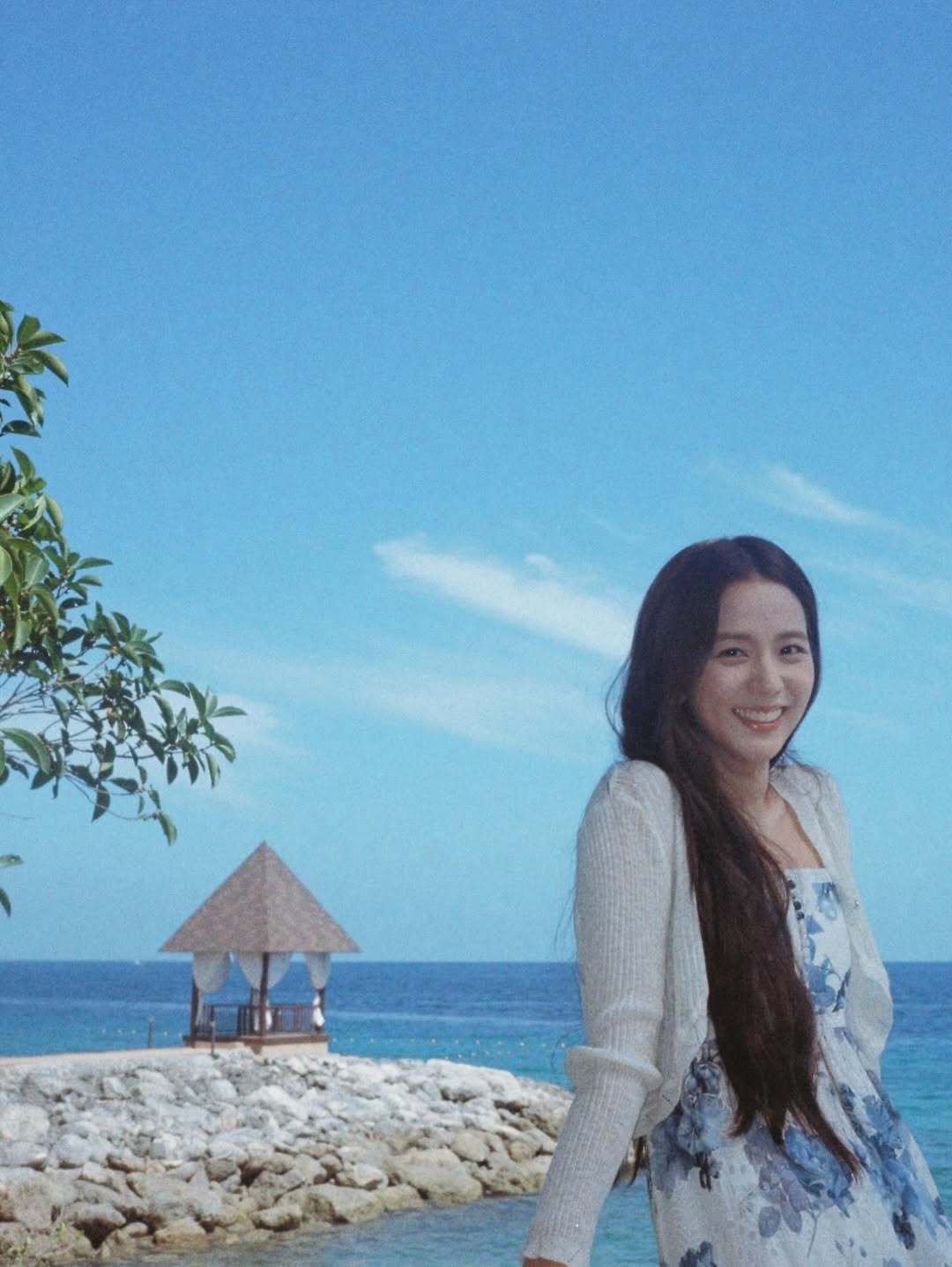 230308 Jisoo更新 IG💓“请订阅月刊男友 🌊🌴🍀🐬💙”哦