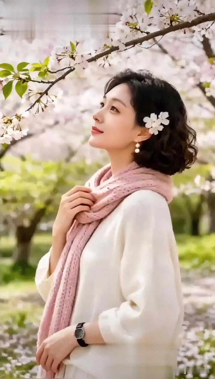 樱花树下，时光温柔，春日洋溢着浪漫与美好。盛开着的樱花 唯美樱花景 公园里樱花盛