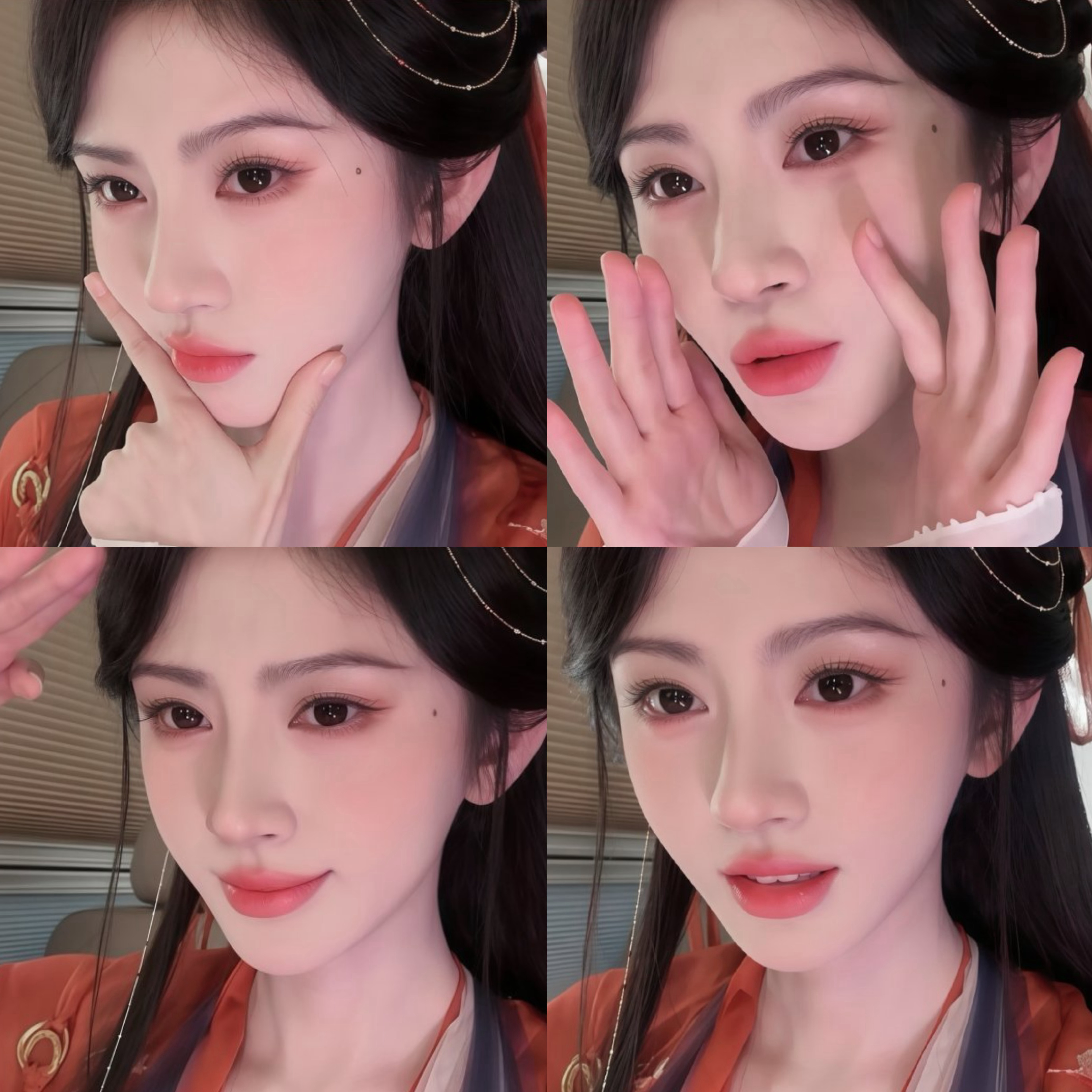 终于到12号了！上一次看直播还是千香 终于又能看到新鲜的会动的鞠婧祎了[捂嘴哭]