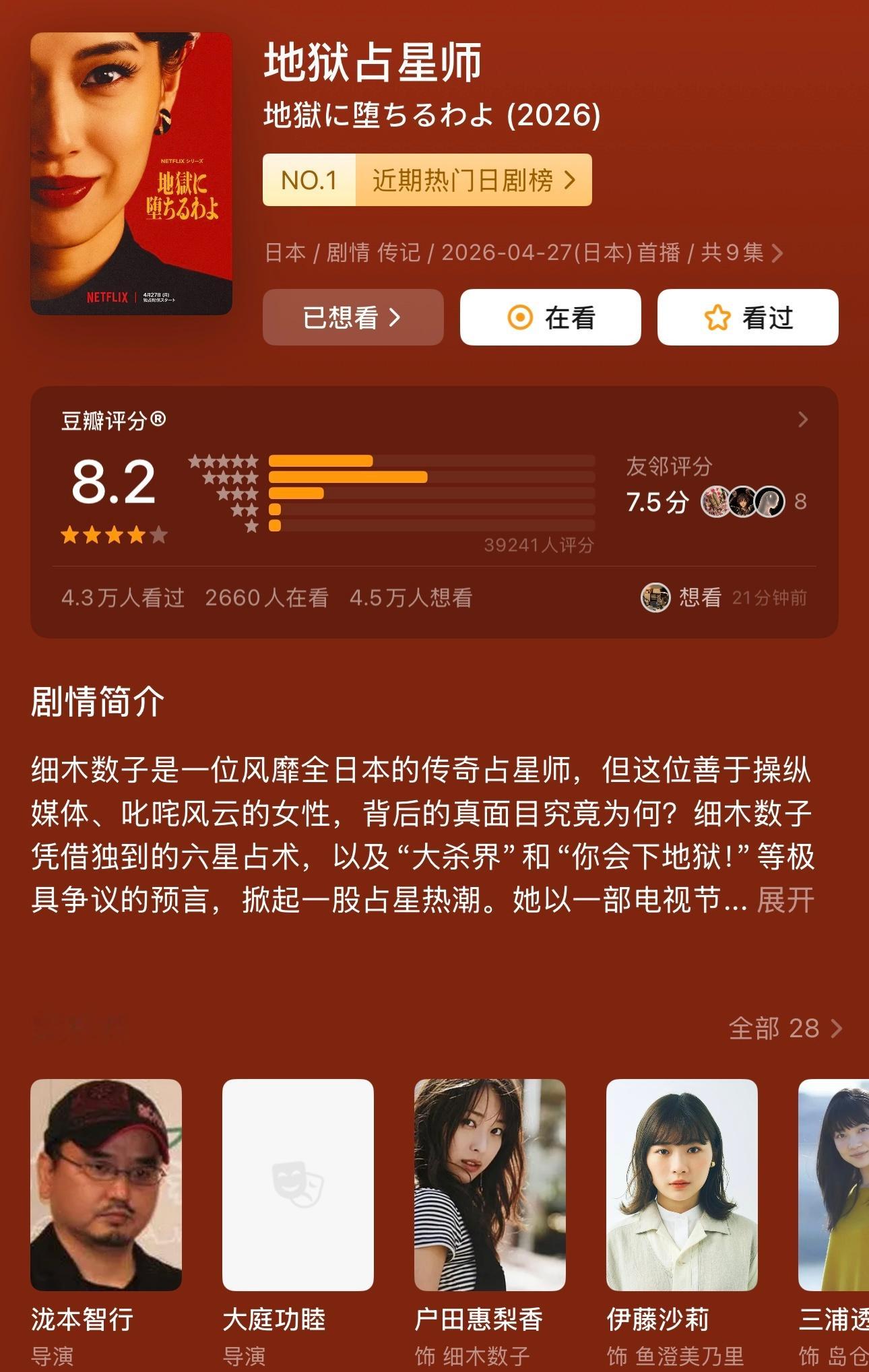 好久没看过这么爽的日剧了！下地狱又如何，恶女系列赞！！！！ 