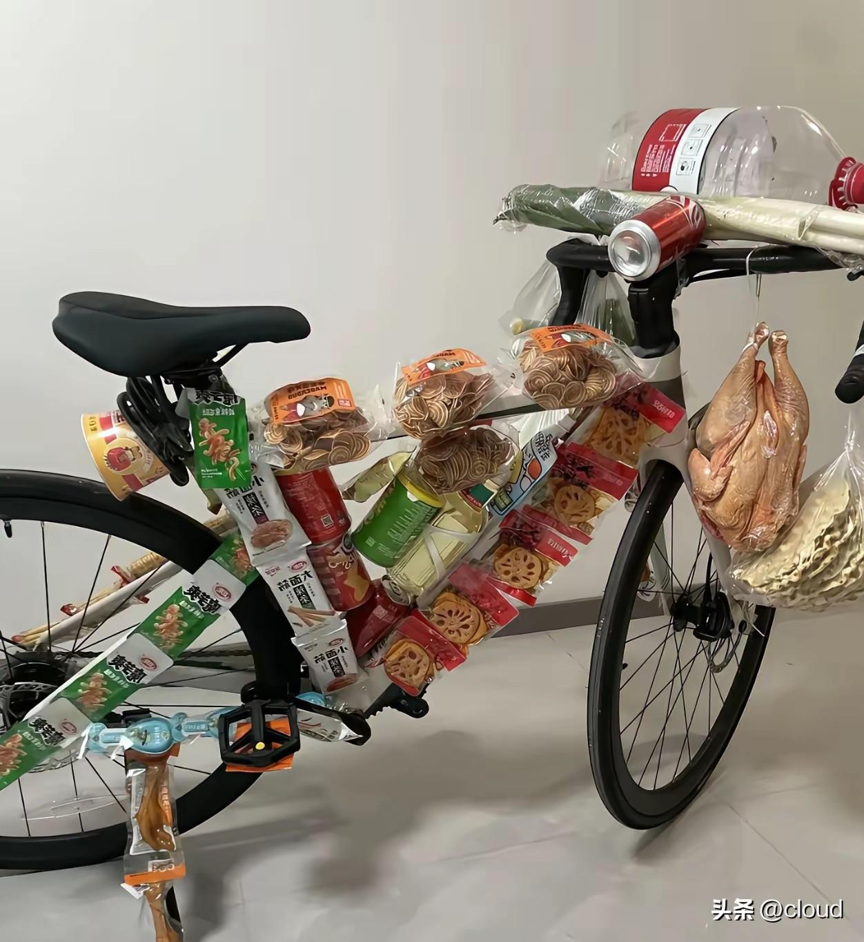 骑一公里奖励自己一样零食，绝对动力十足～😂