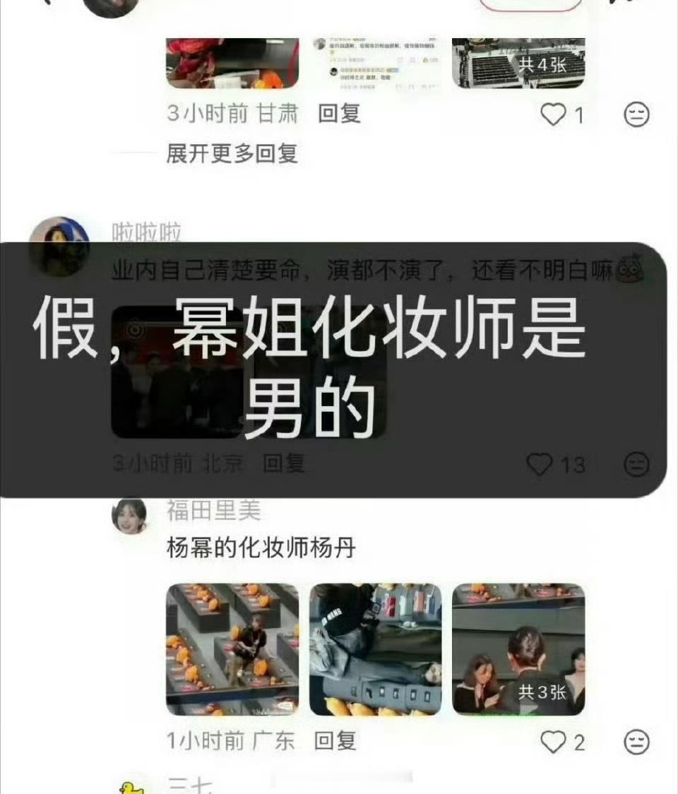 杨幂的化妆师不是金鹤龙吗？咋又给美女造谣了