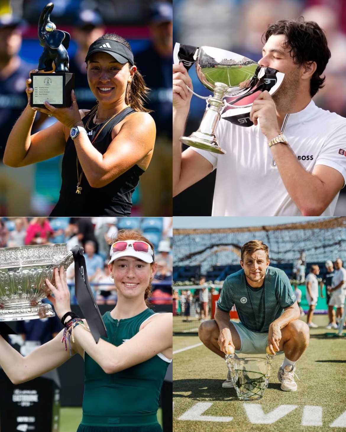 温网2025 前最后一周热身赛冠军汇总：WTA 500 巴特洪堡：佩古拉，第9个
