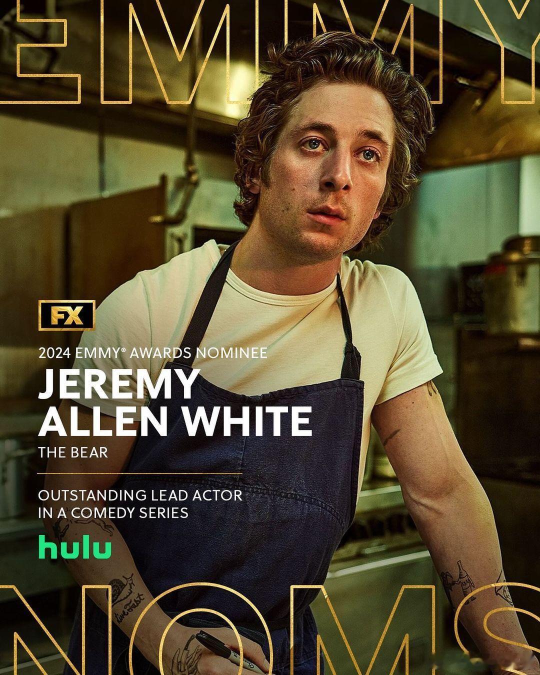 【《熊家餐馆》破艾美奖喜剧剧集提名记录】第75届艾美奖提名名单公布，《熊家餐馆》