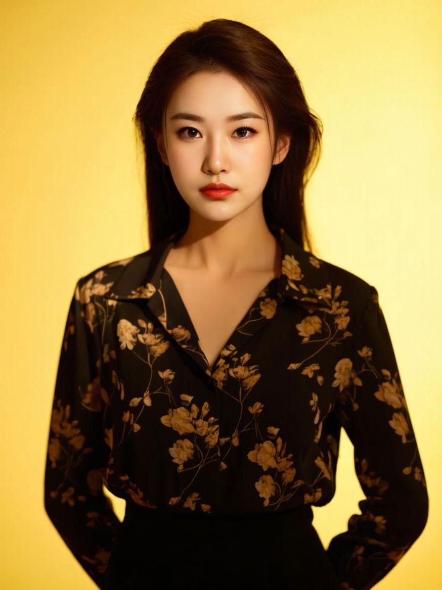 AI素桑碎花写真