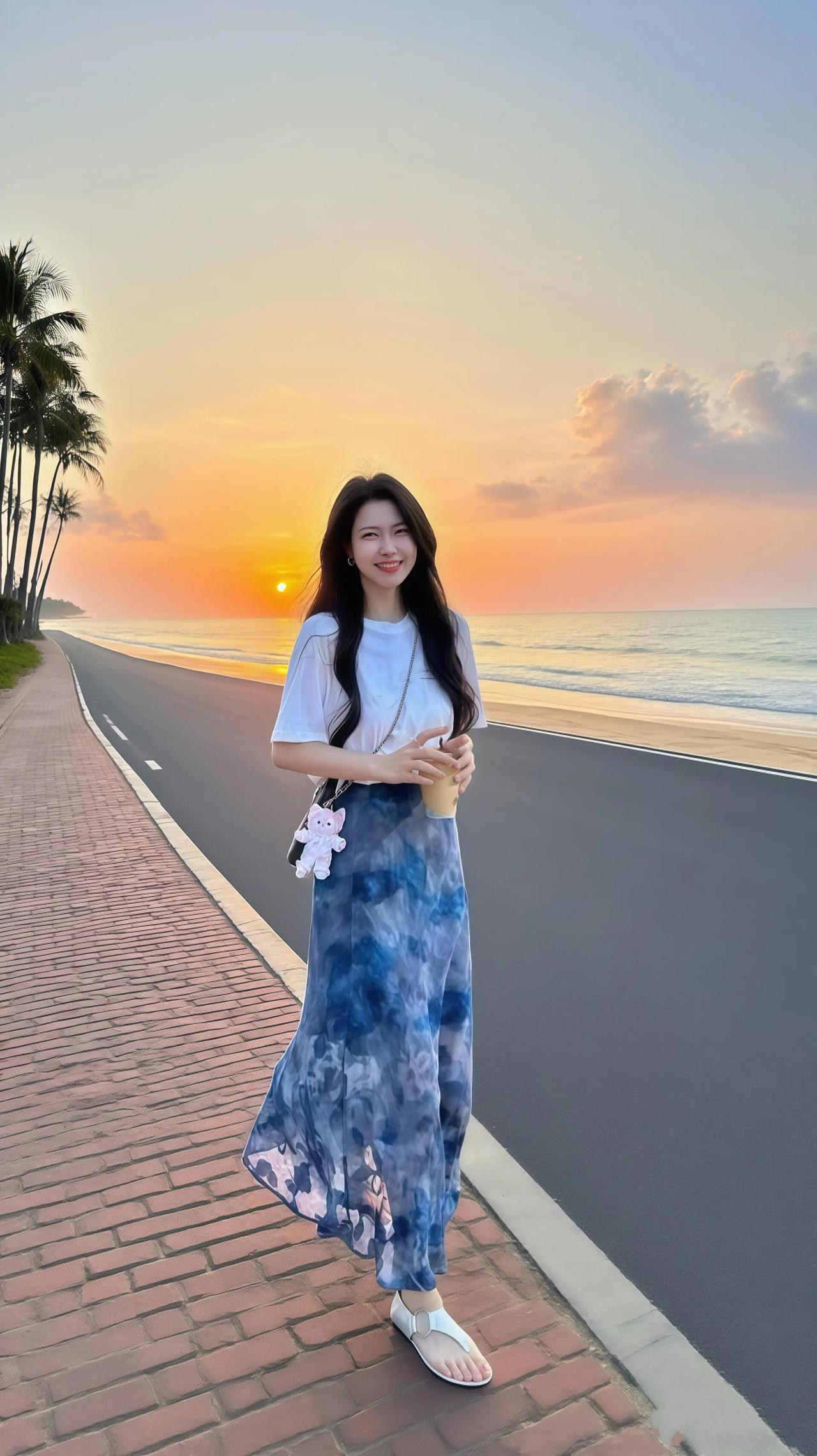 海边漫步