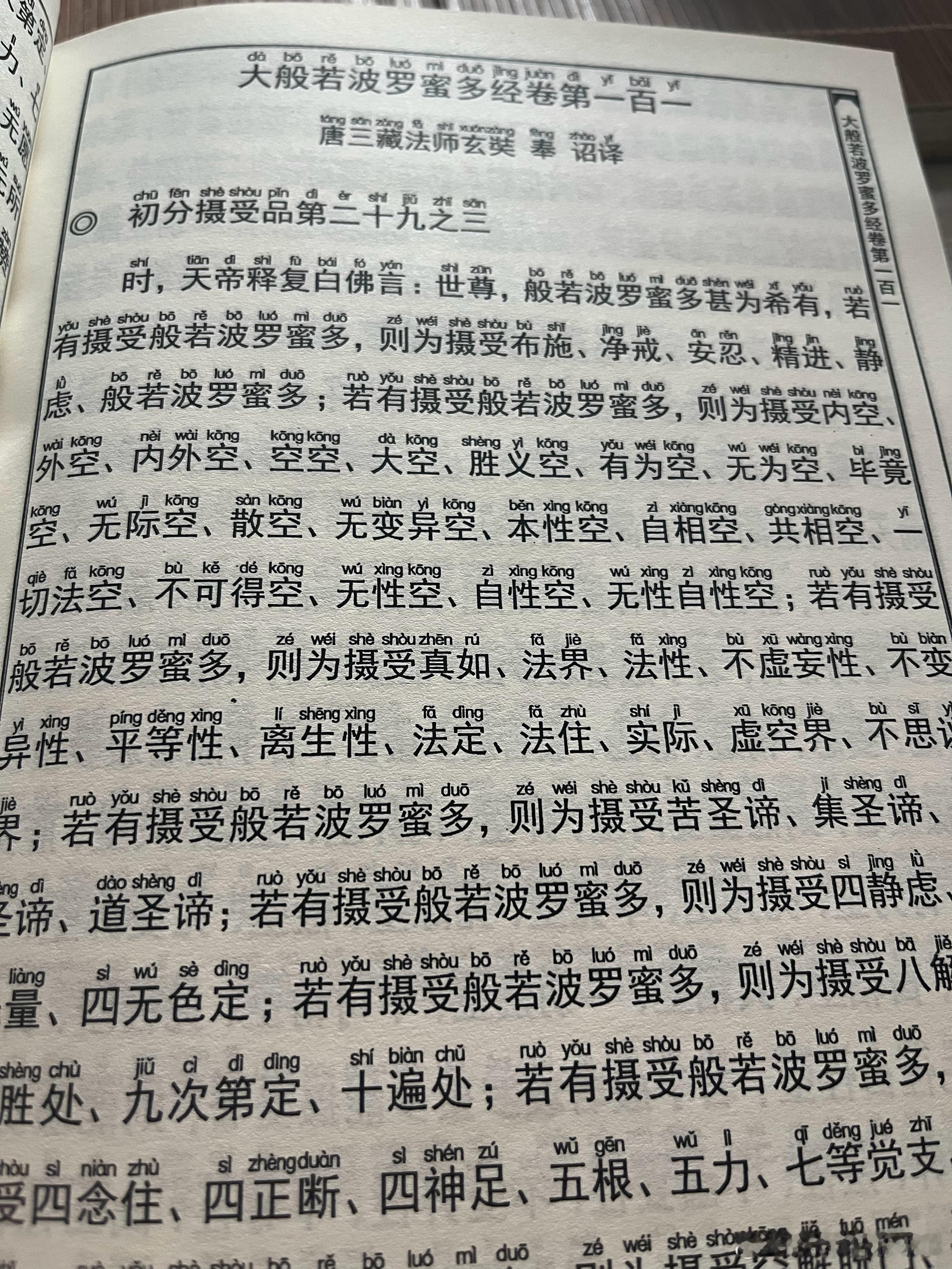 今天突破100卷大关。不得不说，今年读经的日子，是我这辈子以来，目前感觉到最快乐