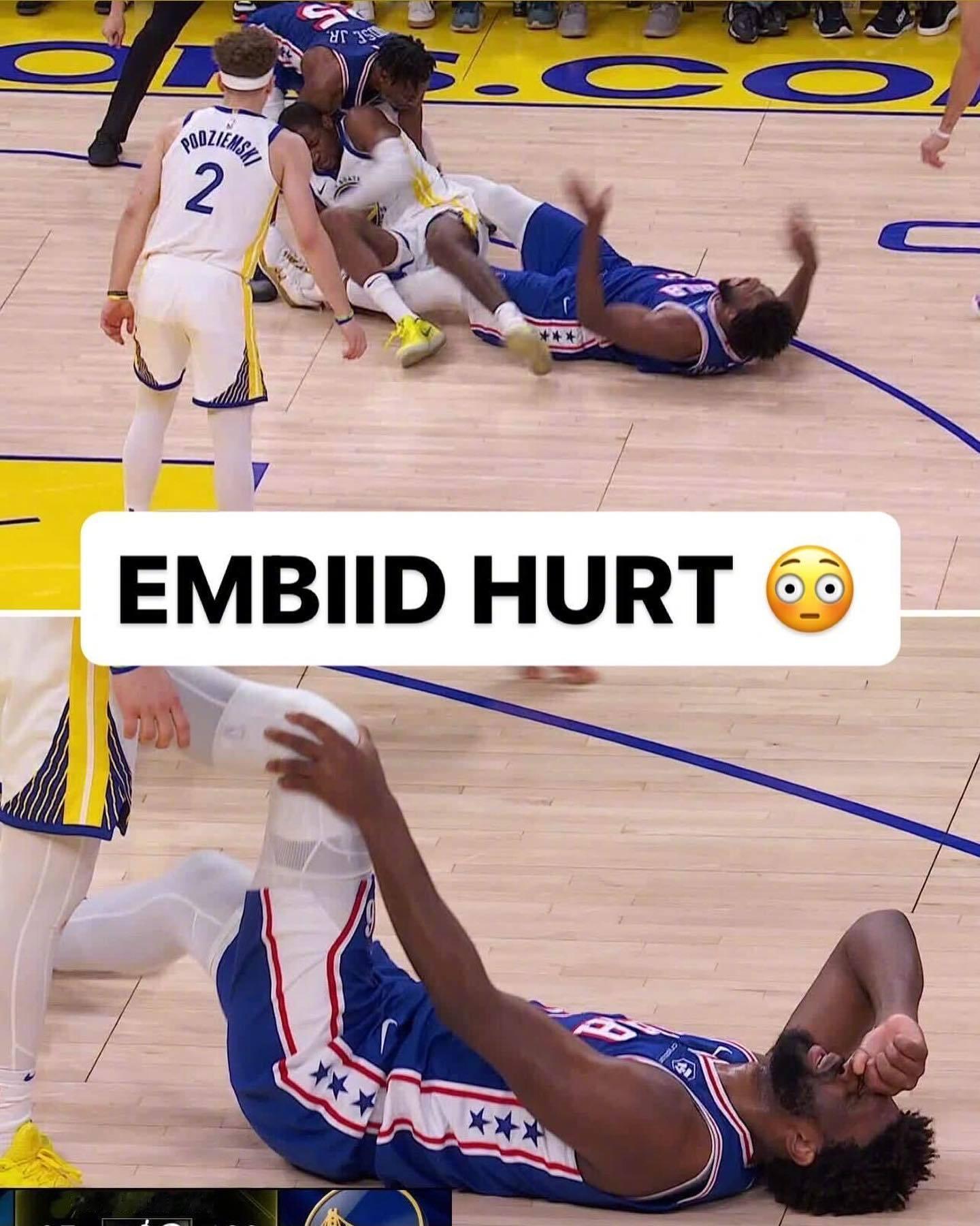 追梦谈恩比德受伤：他本来就有伤，不怪库明加，错在联盟。据此前Shams报道，恩比