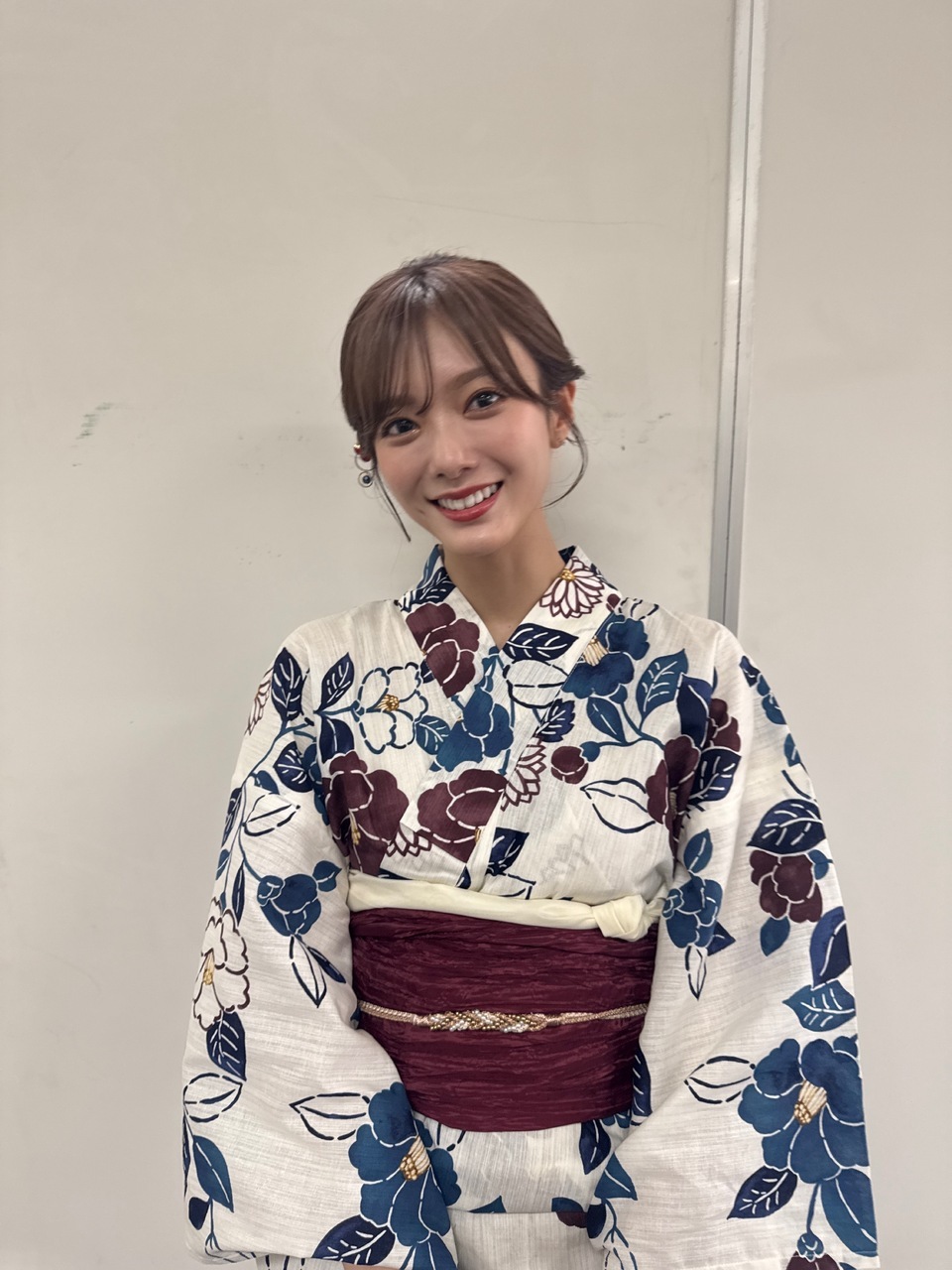 たむらほの「京都リアルミーグリありがとうございました🎐この日も浴衣でした。2日