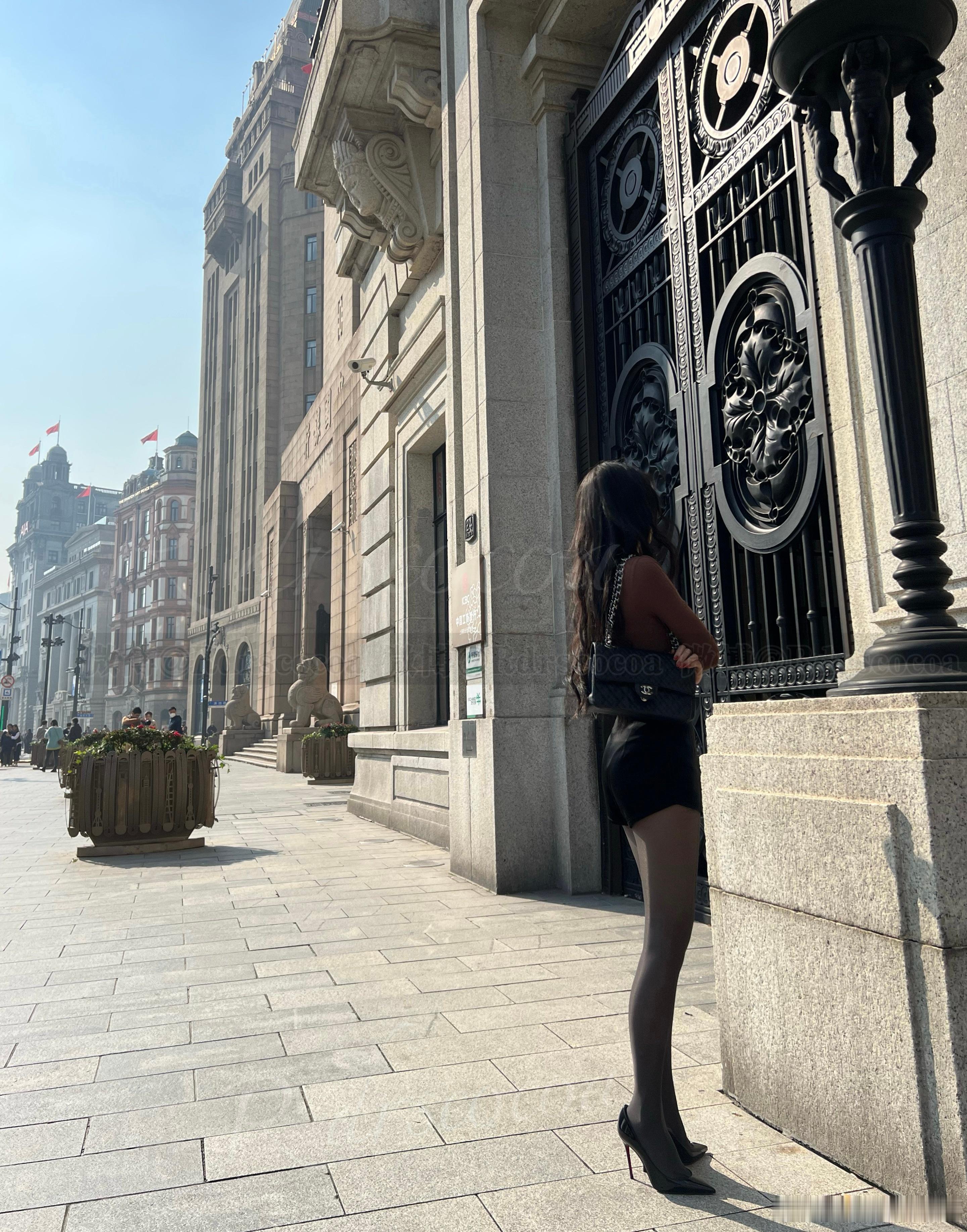 外滩狂走今天穿什么ootd