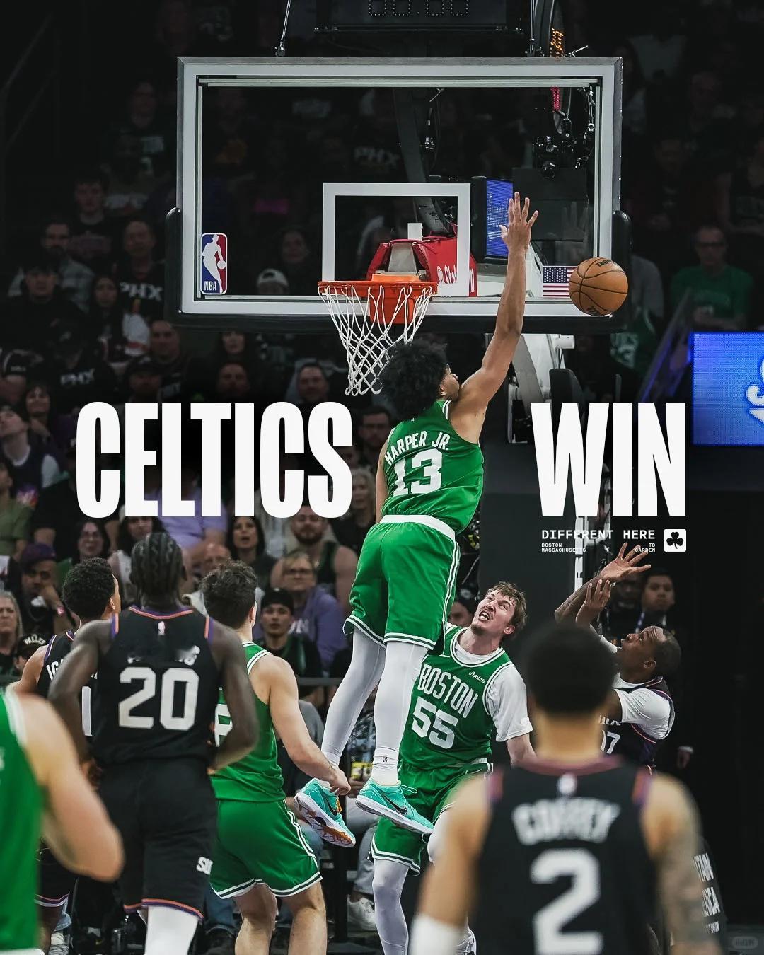 凯尔特人国度 Celtics defeat Suns by a large ma