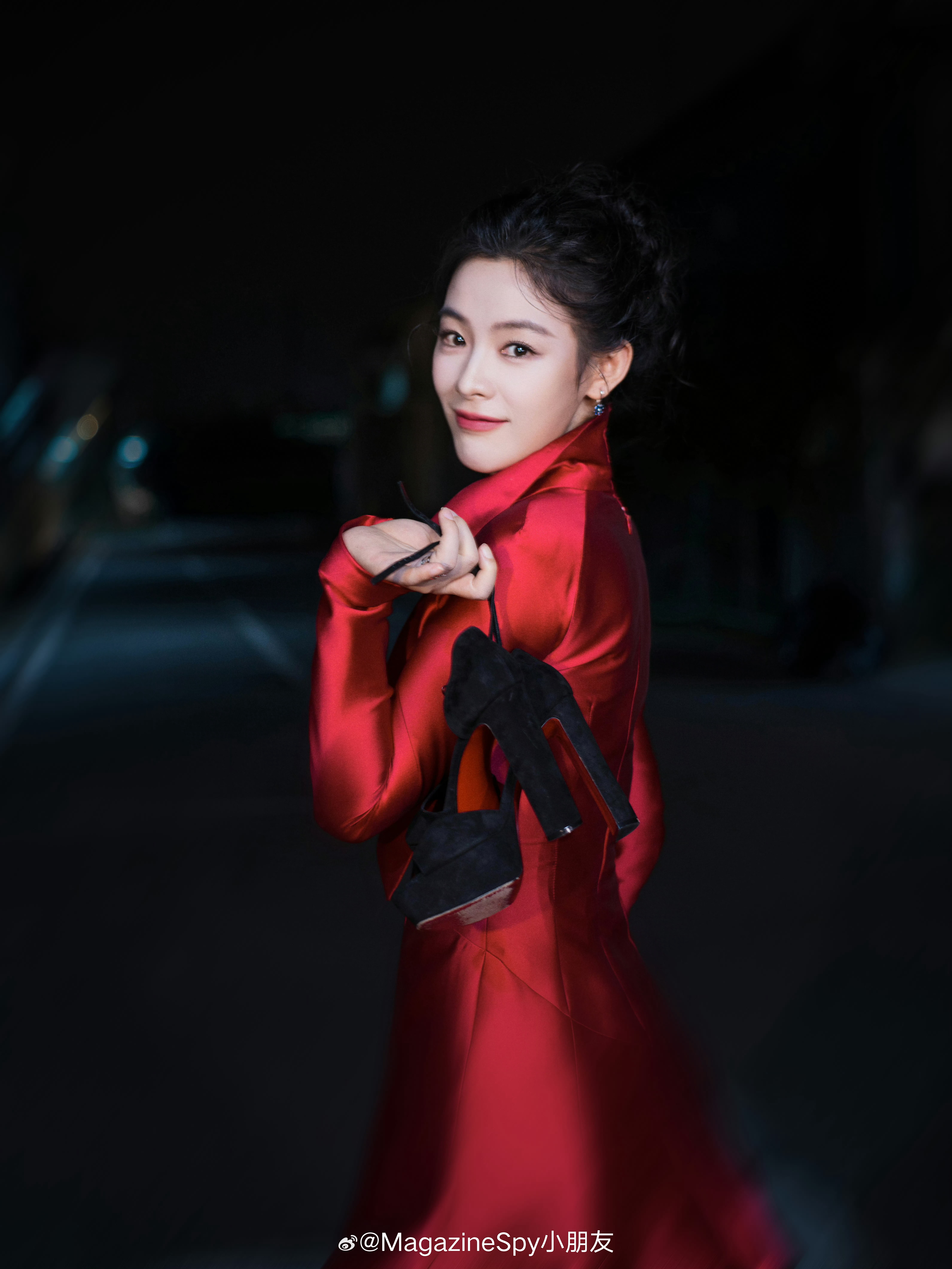 陈丽君第38届大众电影百花奖颁奖典礼造型大片，身穿Alexis Mabille 