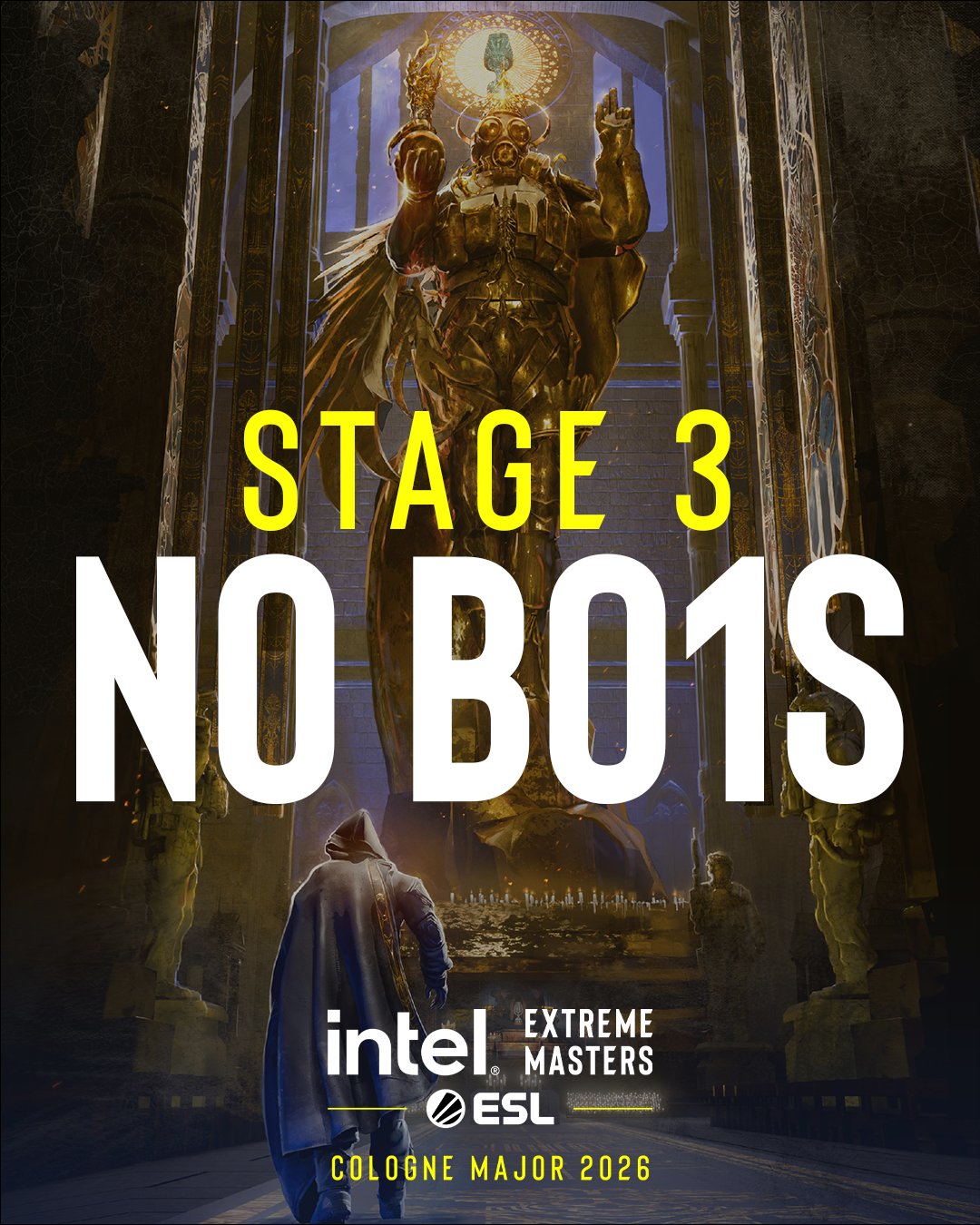 ESL官宣：科隆Major第三阶段瑞士轮将采用全程BO3赛制