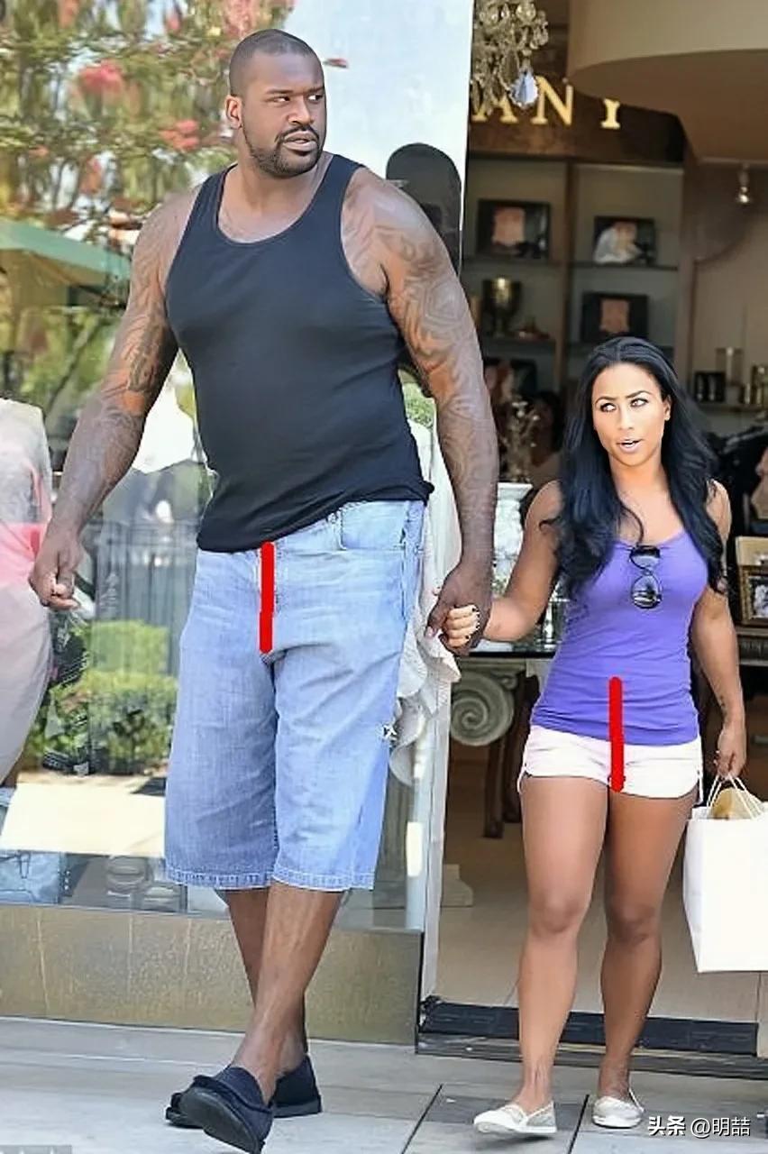 体育明星的老婆不好当，并不是谁都适合。左边的照片是美国NBA球星奥尼尔和妻子香妮