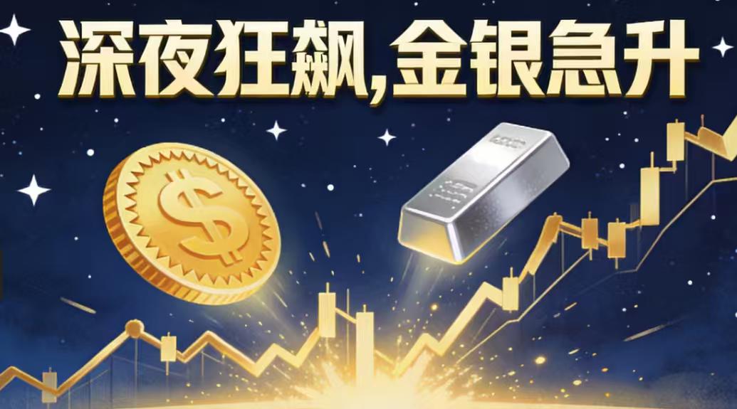 深夜暴拉！黄金白银突然逆转，发生了什么？
> 黄金涨超3%，白银涨超4%——3月