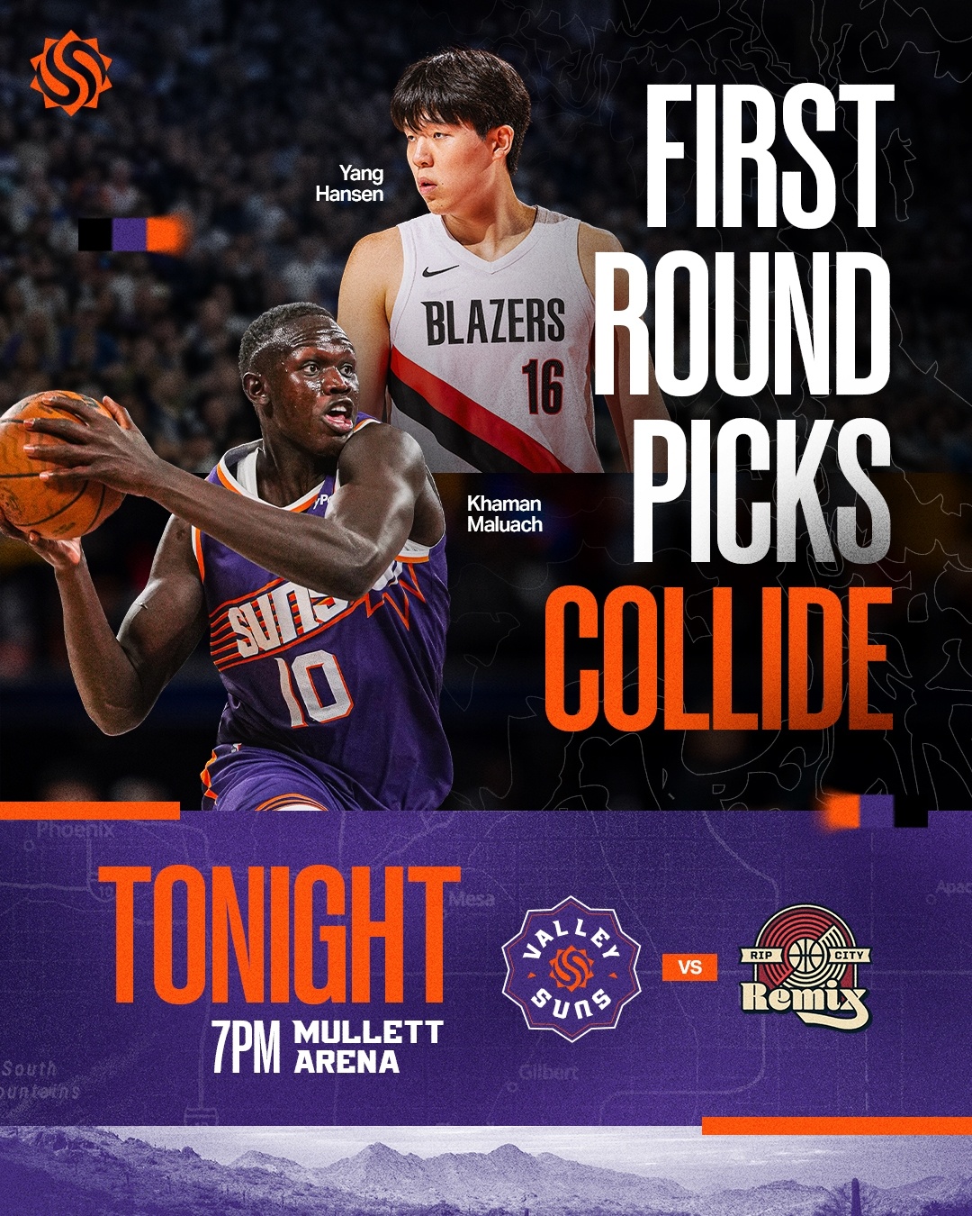 首轮秀对决！今日10:00，G联赛开季赛，山谷太阳将坐镇主场对阵撕裂之城混音。山