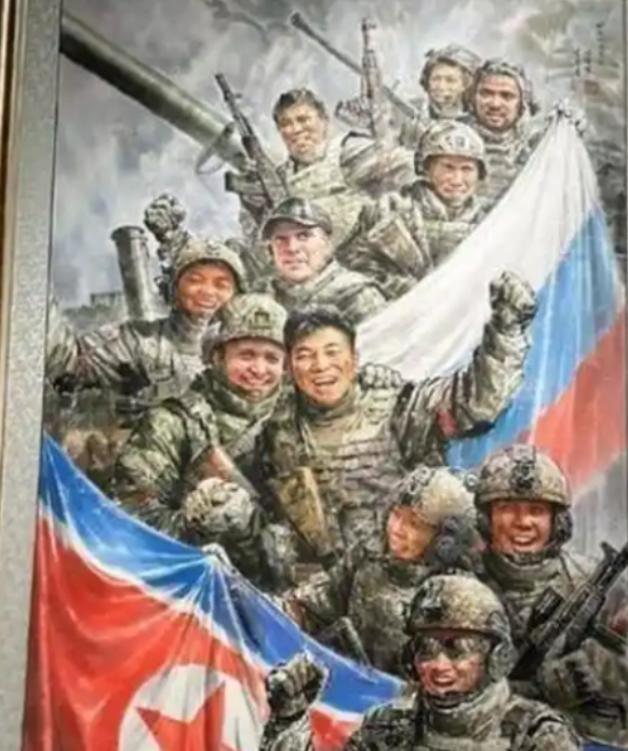 朝鲜曾经没想到，派遣了 1 万多人去俄罗斯打仗，结果，现在在平壤的街头巷尾，印有